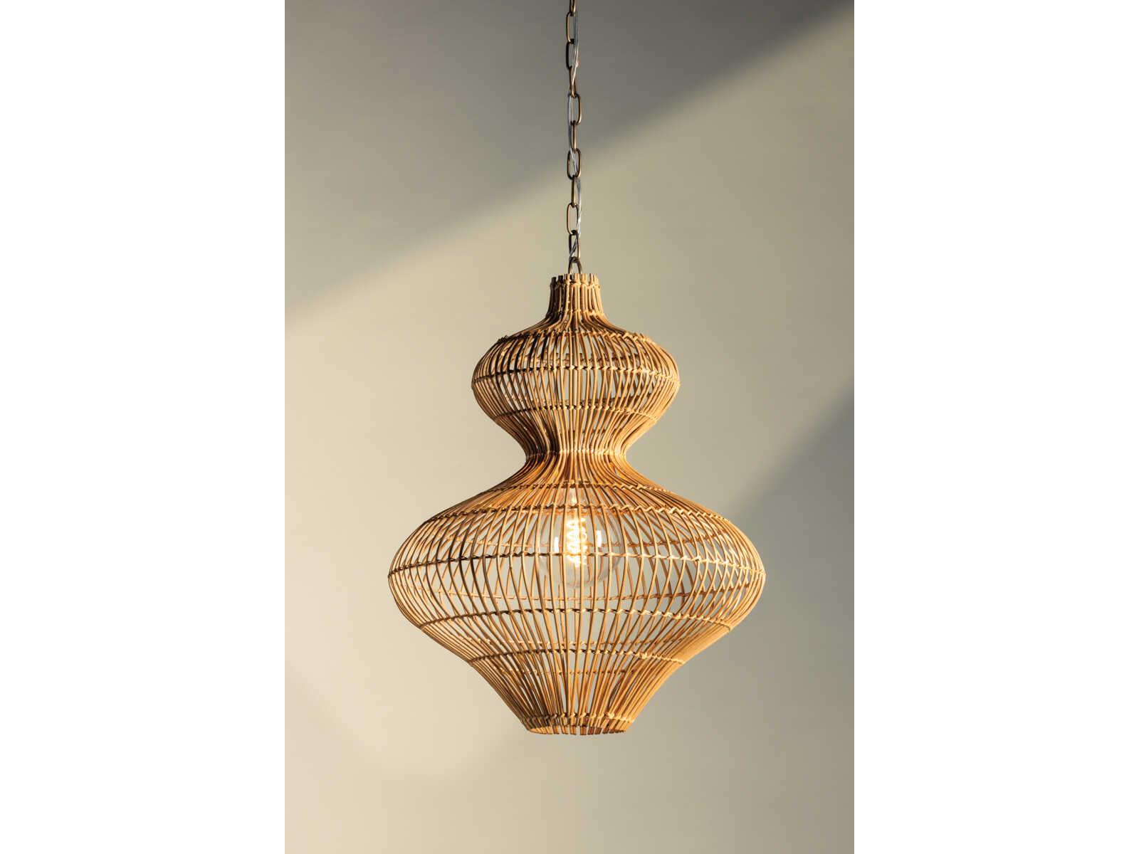 Troy Lighting Chandler Mclellan Irvine 1-Light Patina Brass Pendant