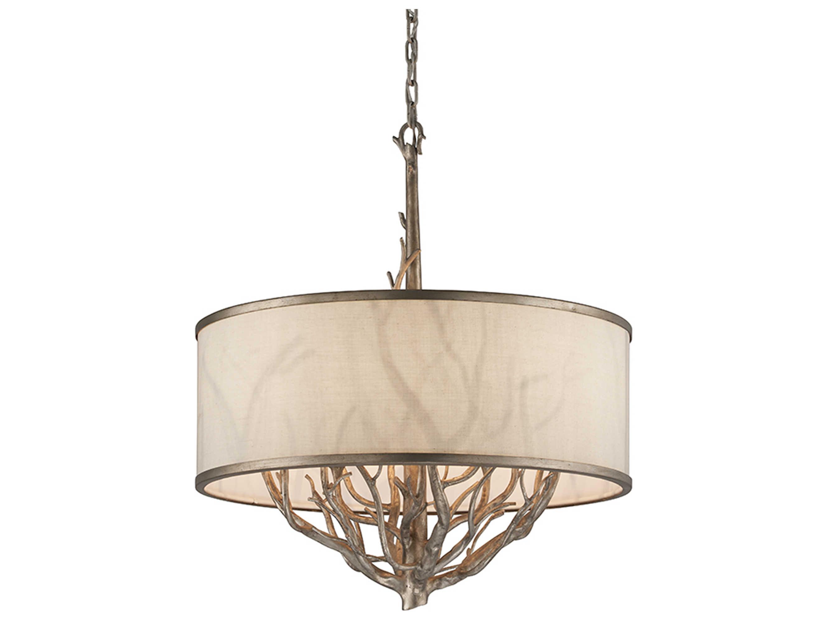Troy Lighting Whitman 6-Light Vienna Bronze Drum Chandelier
