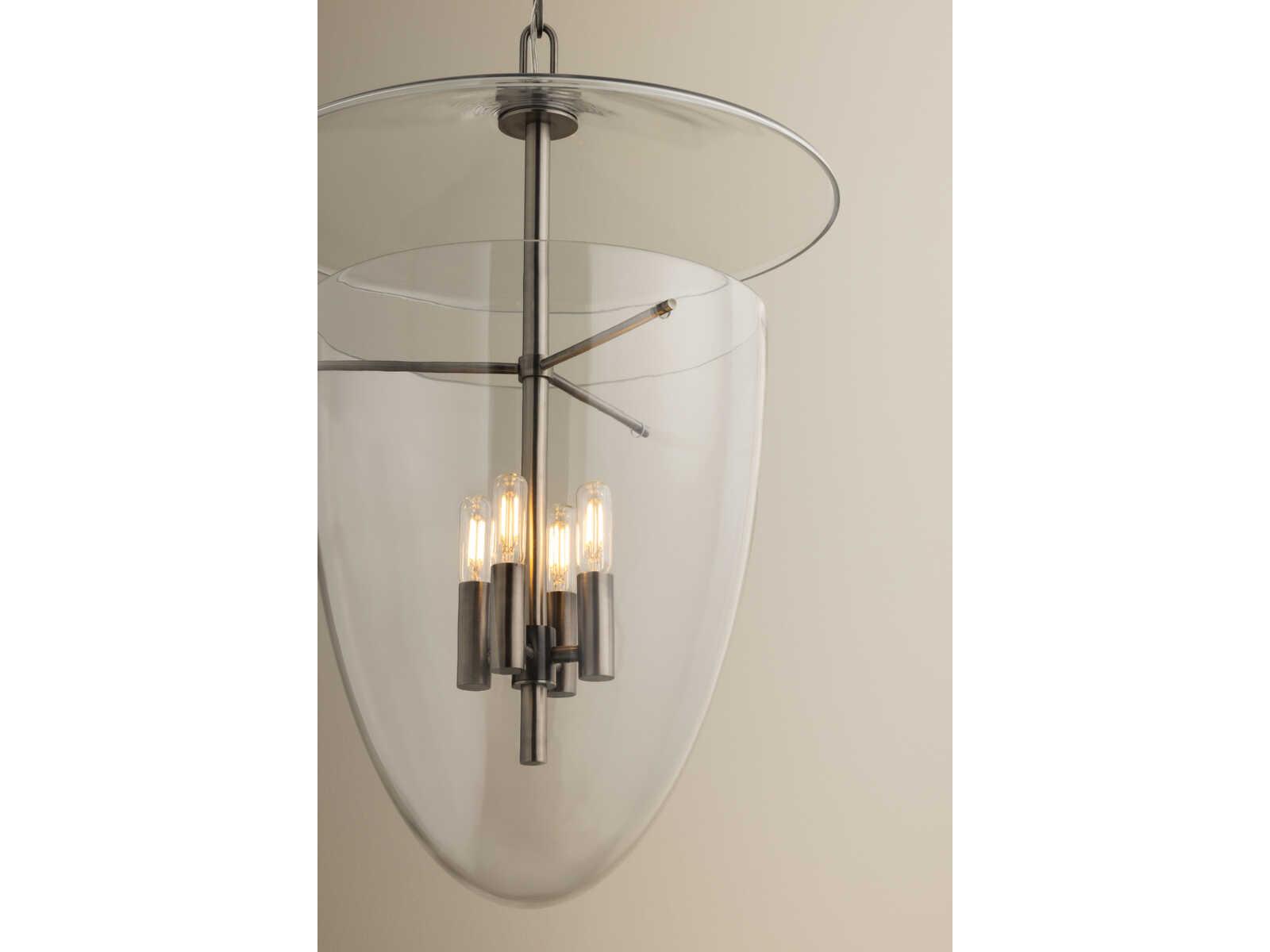 Troy Lighting Tully 4-Light Vintage Pewter Pendant