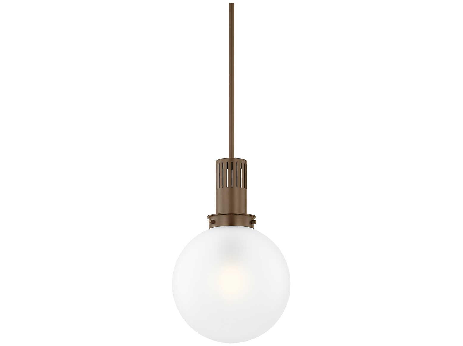Troy Lighting Tobias 1-Light Bronze Globe Mini Pendant