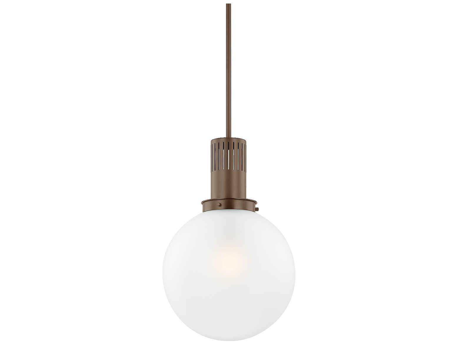 Troy Lighting Tobias 1-Light Bronze Globe Pendant