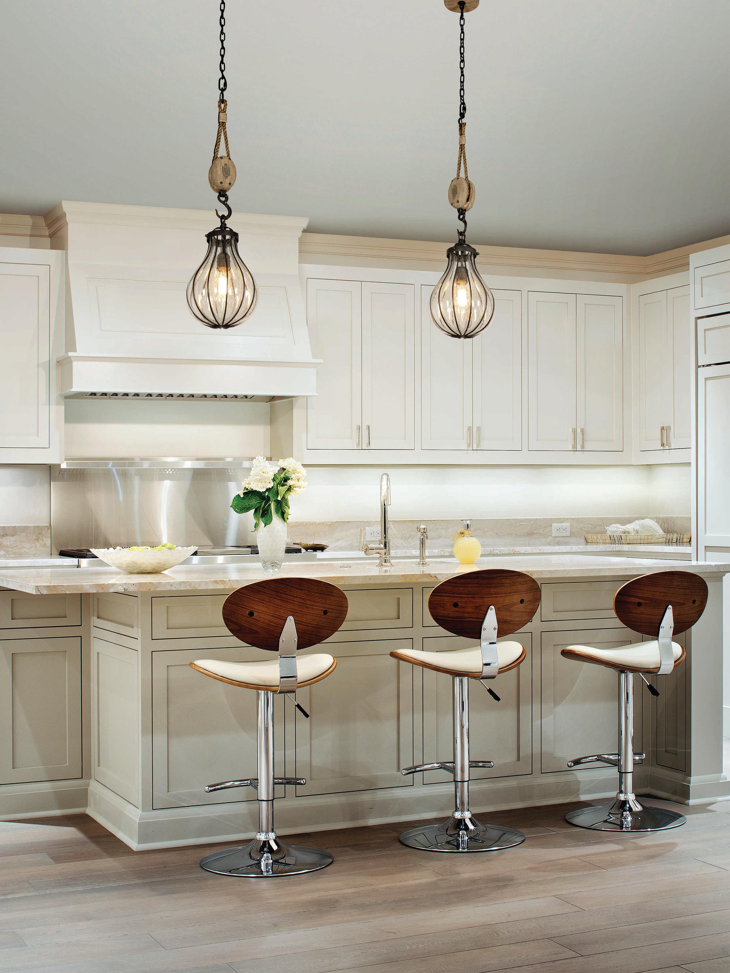 Troy Lighting Murphy 1-Light Vintage Iron With Rustic Wood Black Glass Globe Pendant