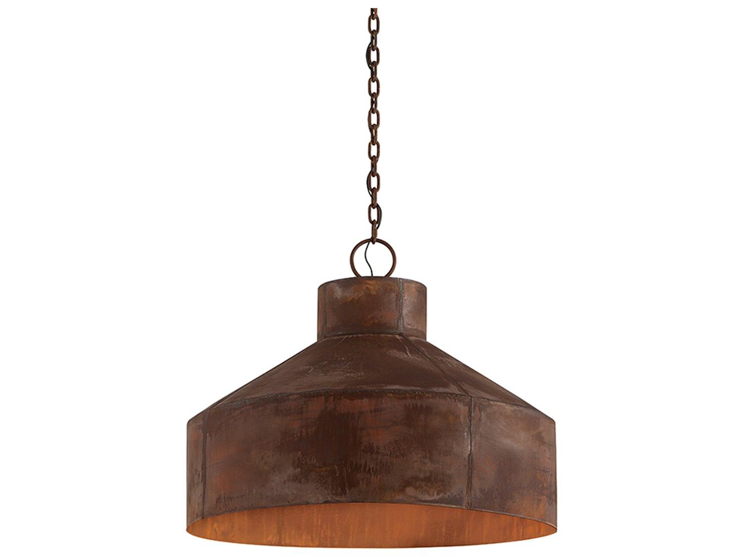 Troy Lighting Rise & Shine 5-Light Rust Patina Brown Pendant