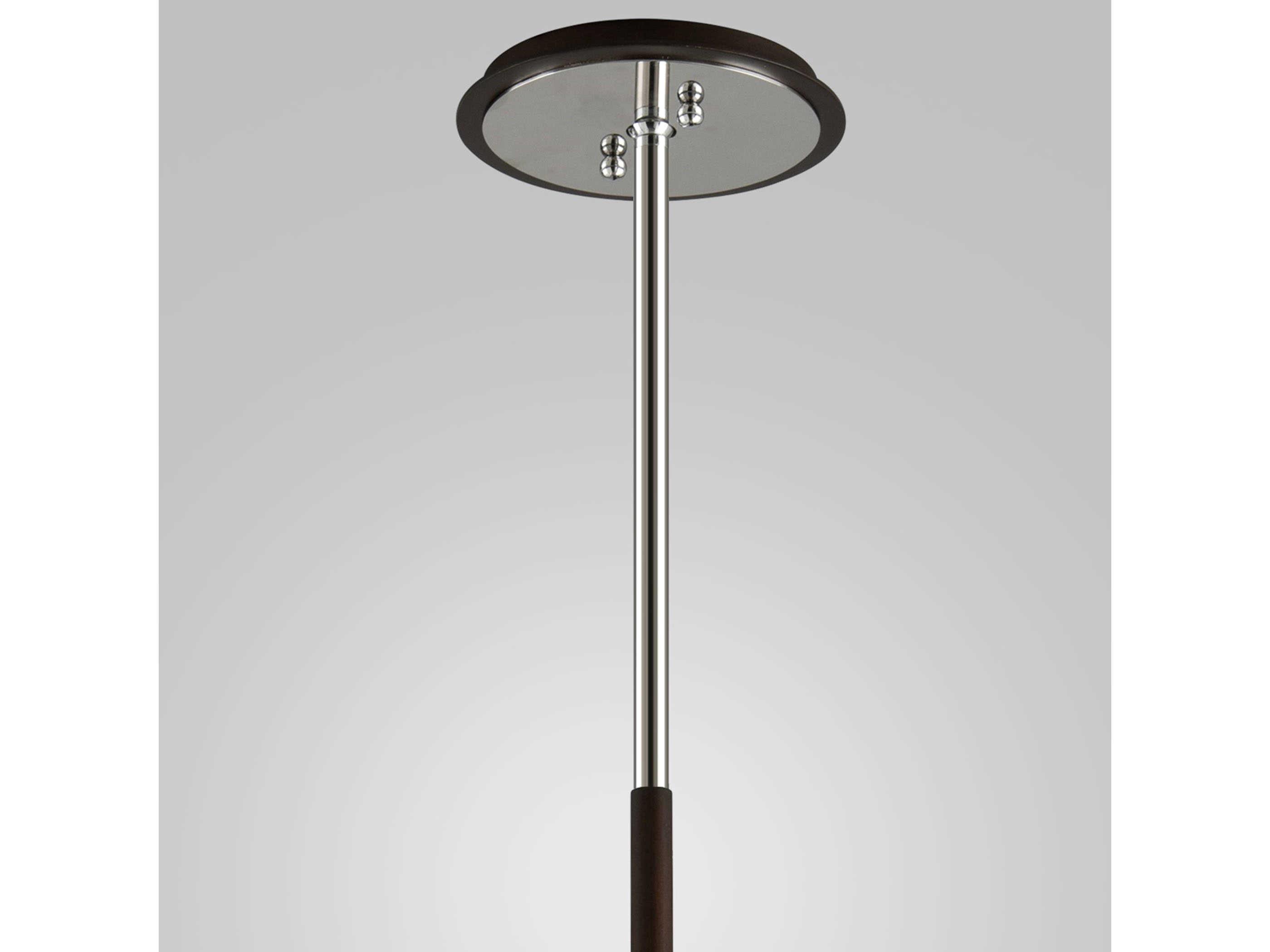 Troy Lighting Origami 1-Light Bronze With Gold Leaf Glass LED Globe Pendant