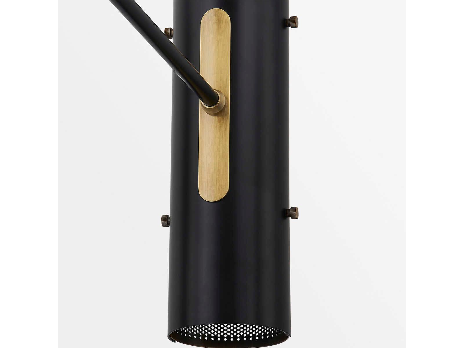 Troy Lighting Mikka 16-Light6-Light Patina Brass Black Chandelier