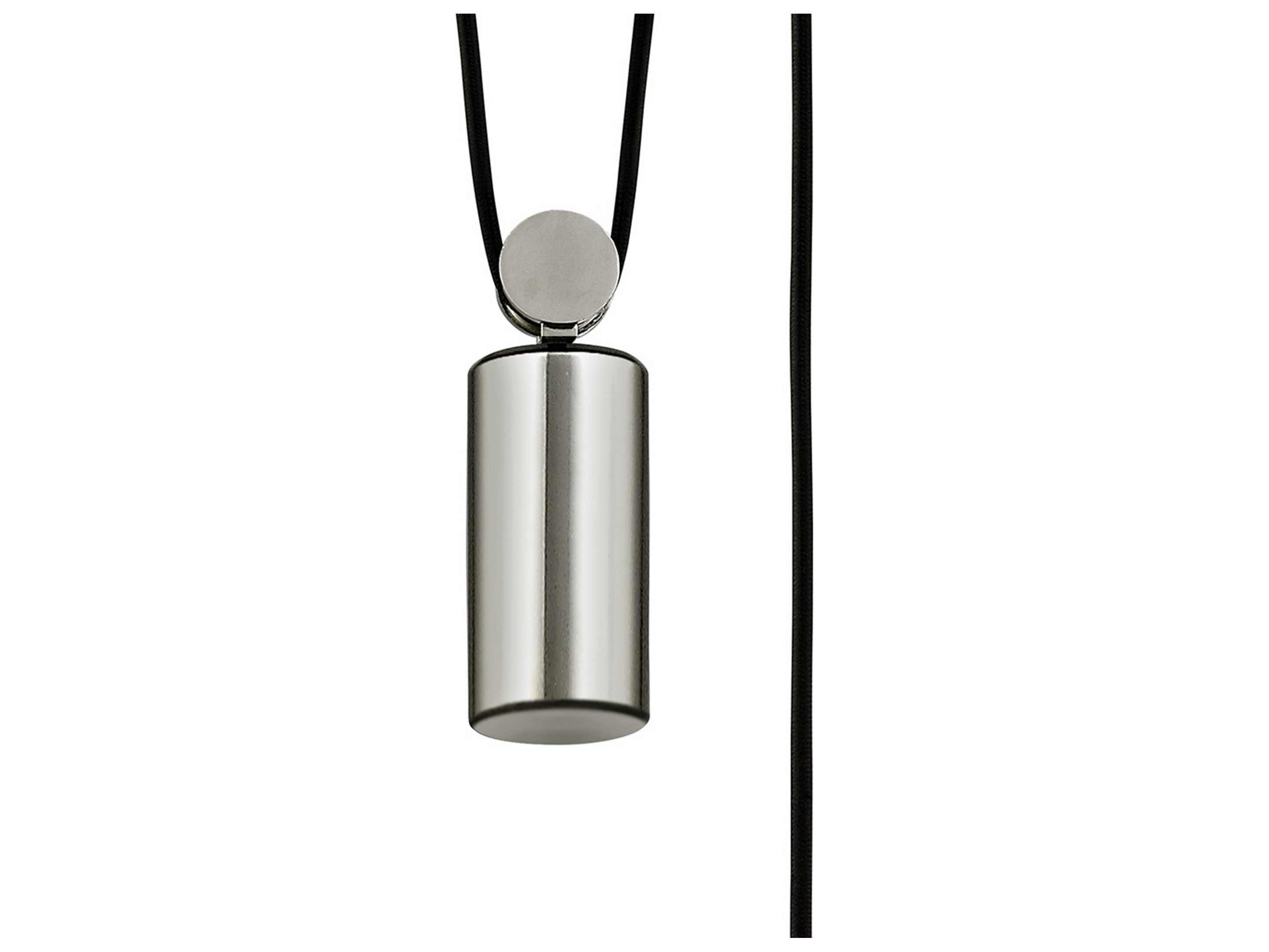 Troy Lighting Citizen 1-Light Graphite Nickel Cylinder Mini Pendant