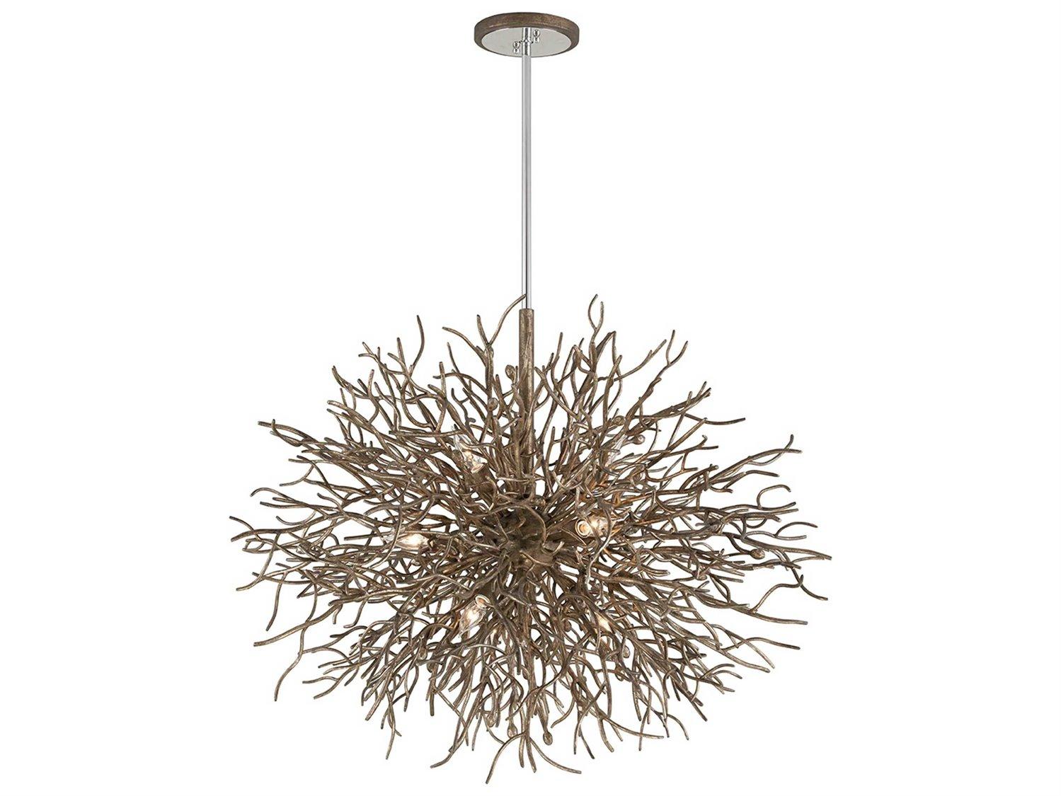Troy Lighting Sierra 9-Light Distressed Bronze Pendant
