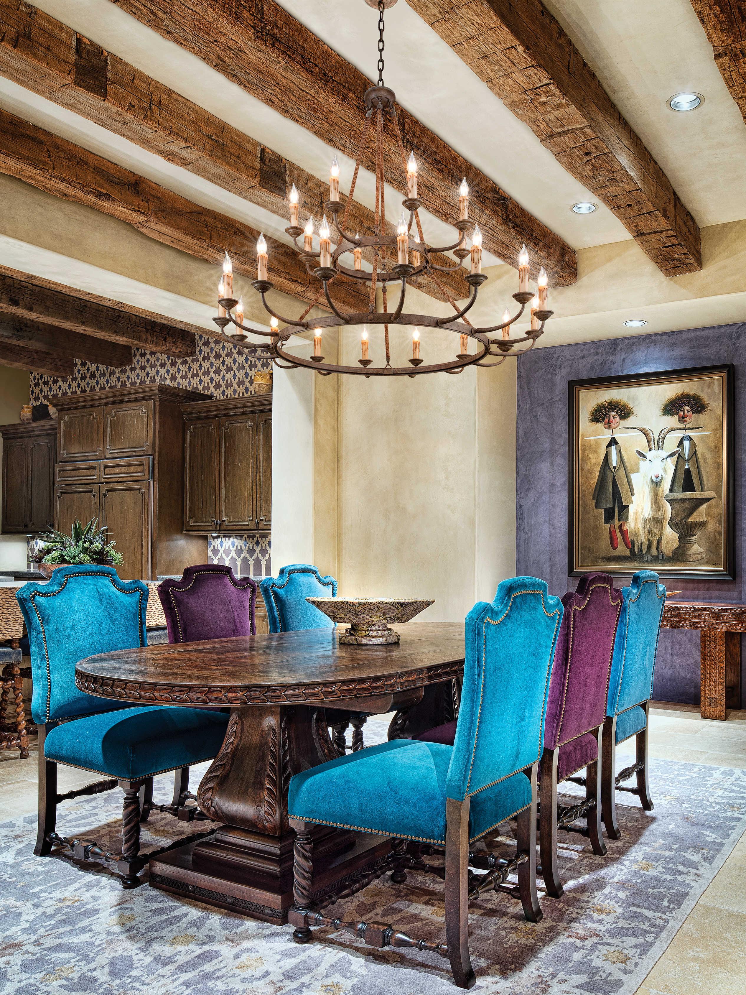 Troy Lighting Cyrano 24-Light Earthen Bronze Candelabra Chandelier