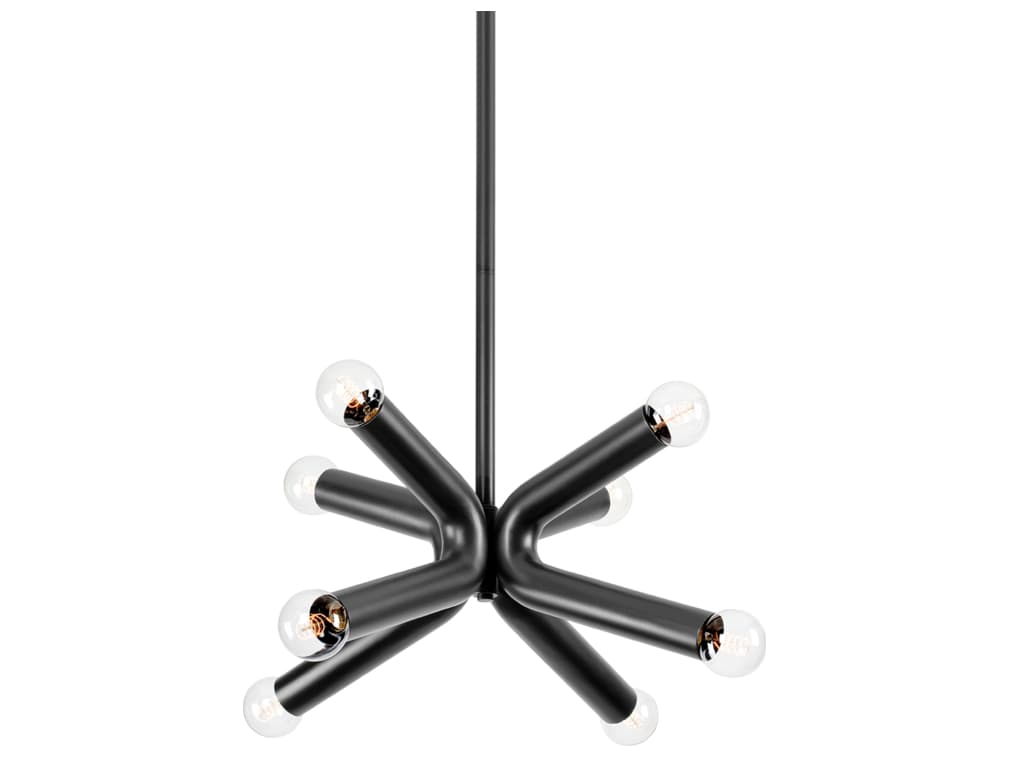 Troy Lighting Dash 8-Light Soft Black Pendant