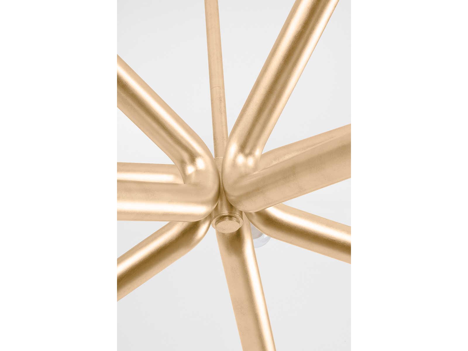 Troy Lighting Dash 10-Light Vintage Gold Leaf Pendant