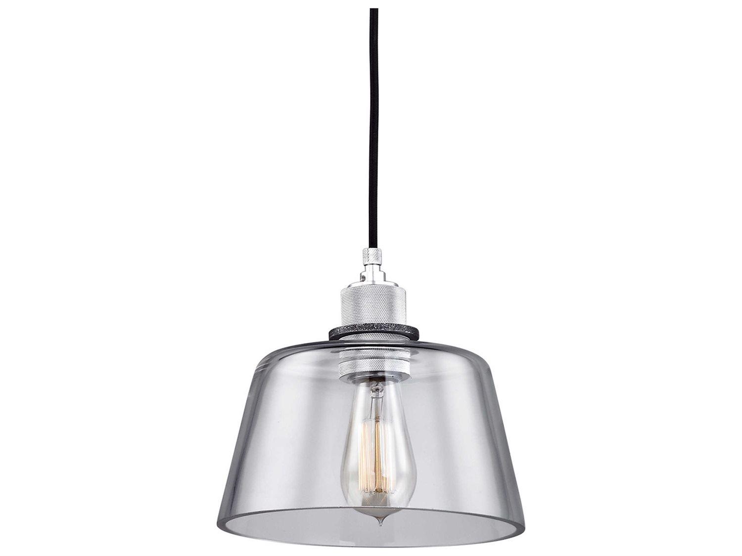 Troy Lighting Audiophile 1-Light Old Silver Mini Pendant