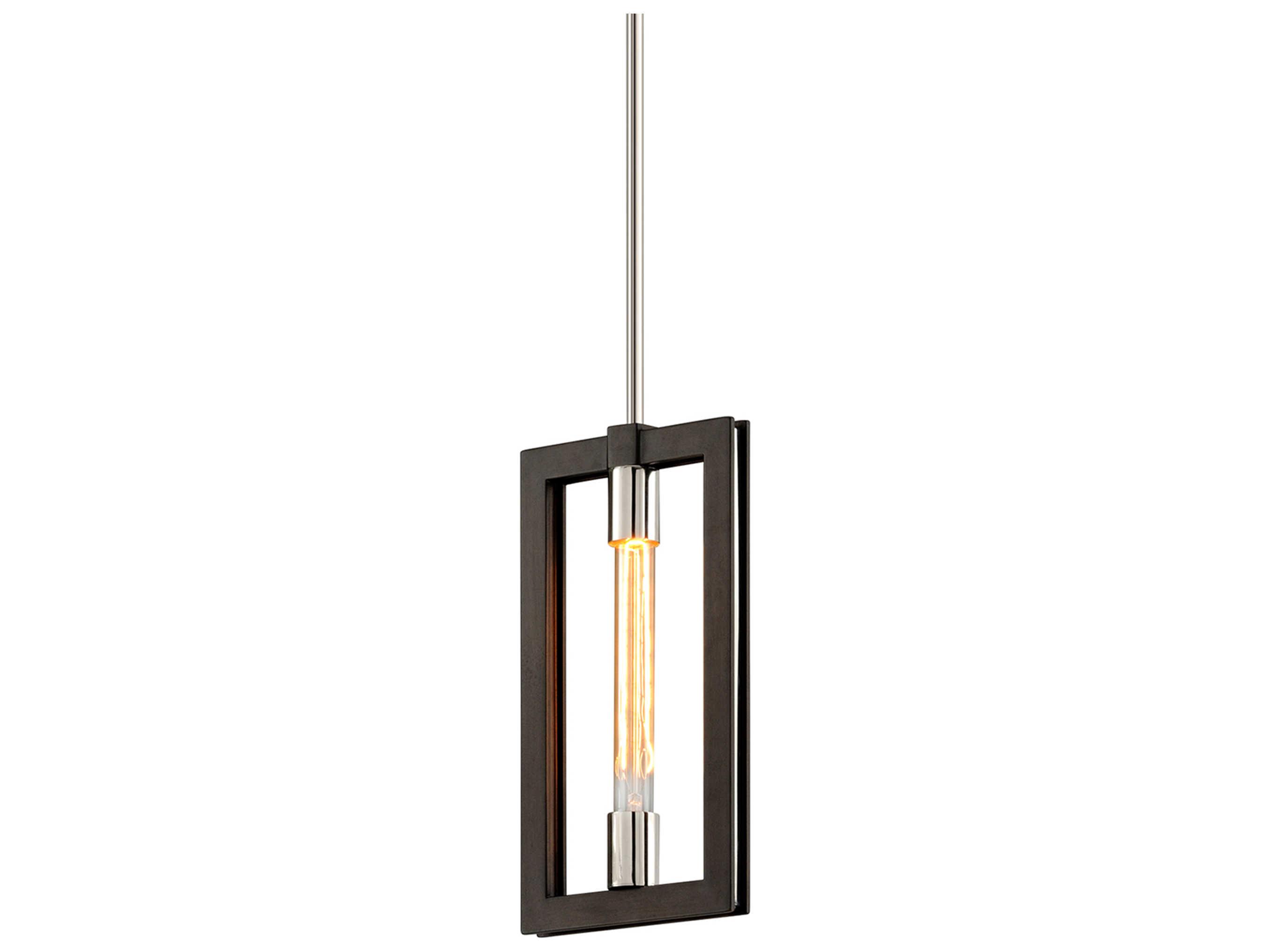 Troy Lighting Enigma 1-Light Bronze Mini Pendant
