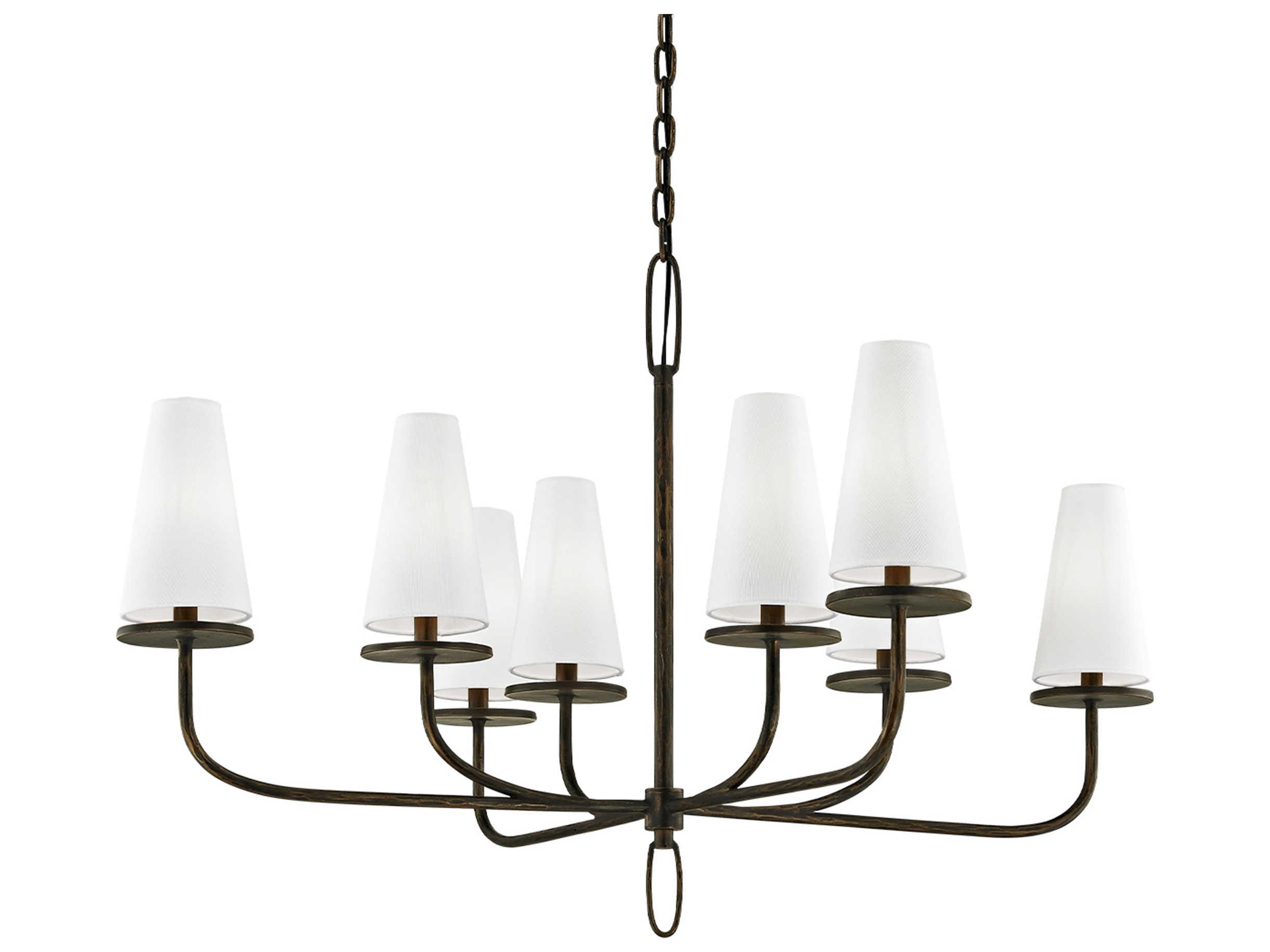 Troy Lighting Marcel 8-Light Pompeii Bronze Chandelier