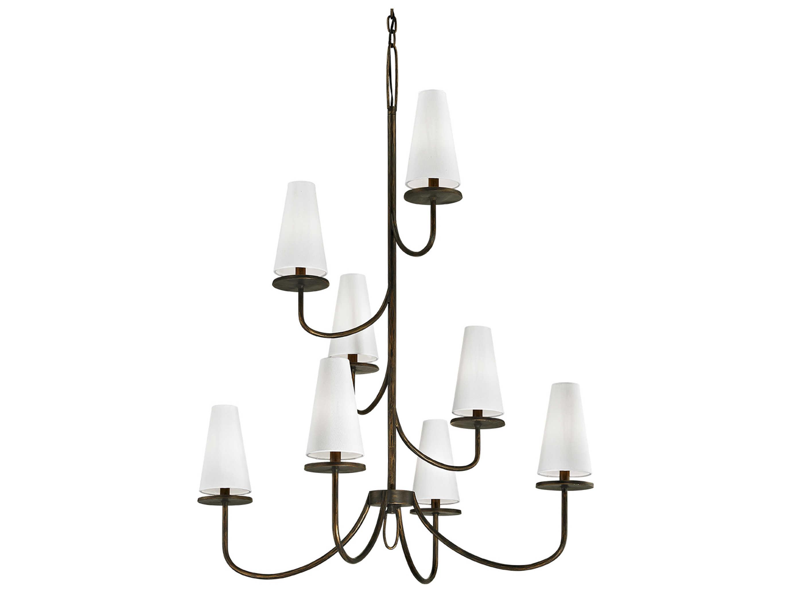 Troy Lighting Marcel 8-Light Pompeii Bronze Chandelier