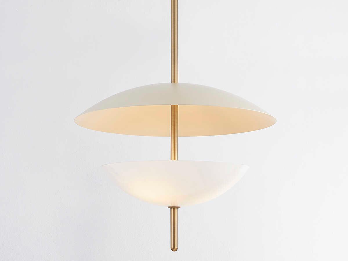 Troy Lighting Dion 3-Light Patina Brass Bowl Pendant