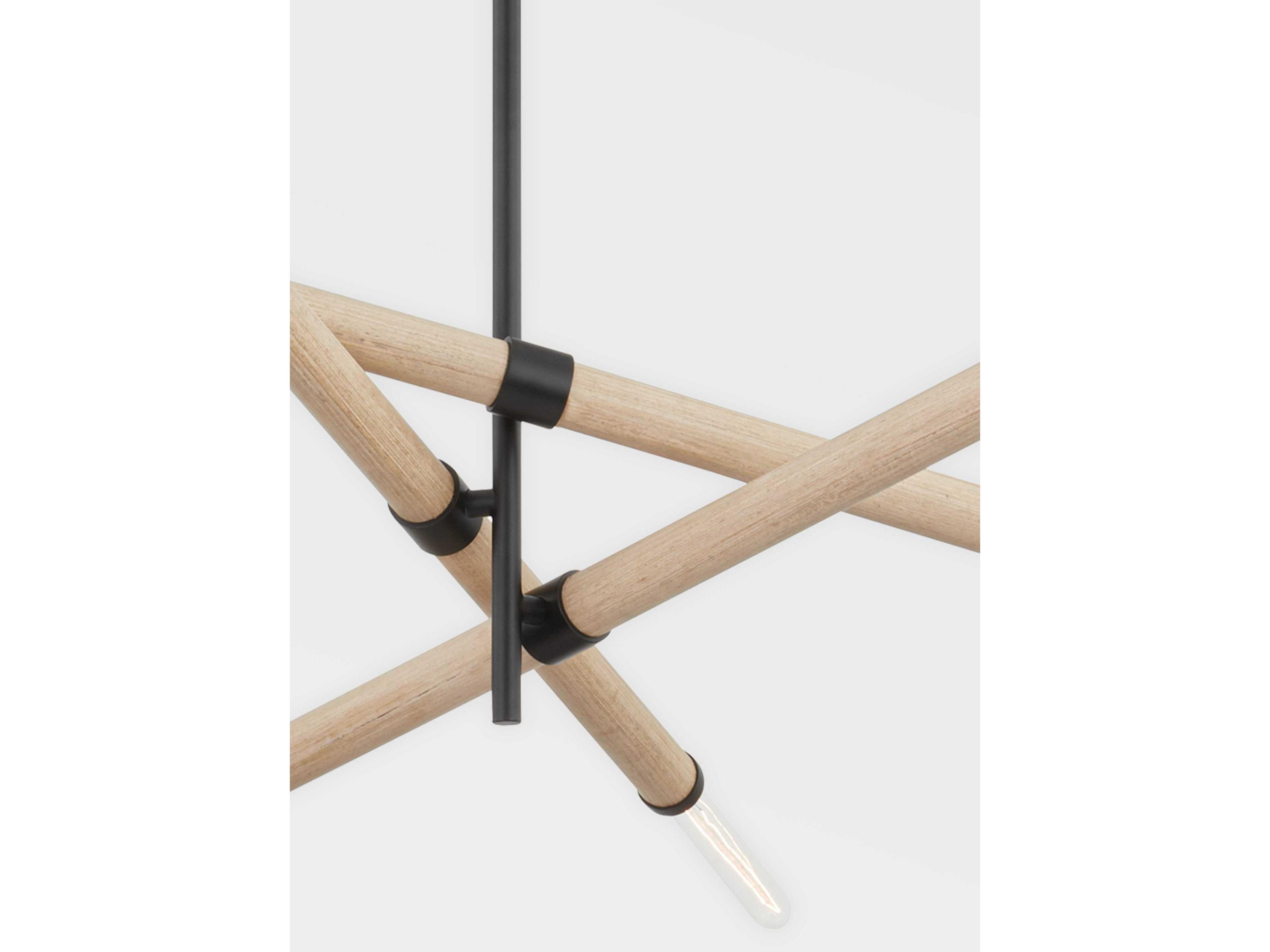 Troy Lighting Cruiz 6-Light Soft Black Sputnik Pendant