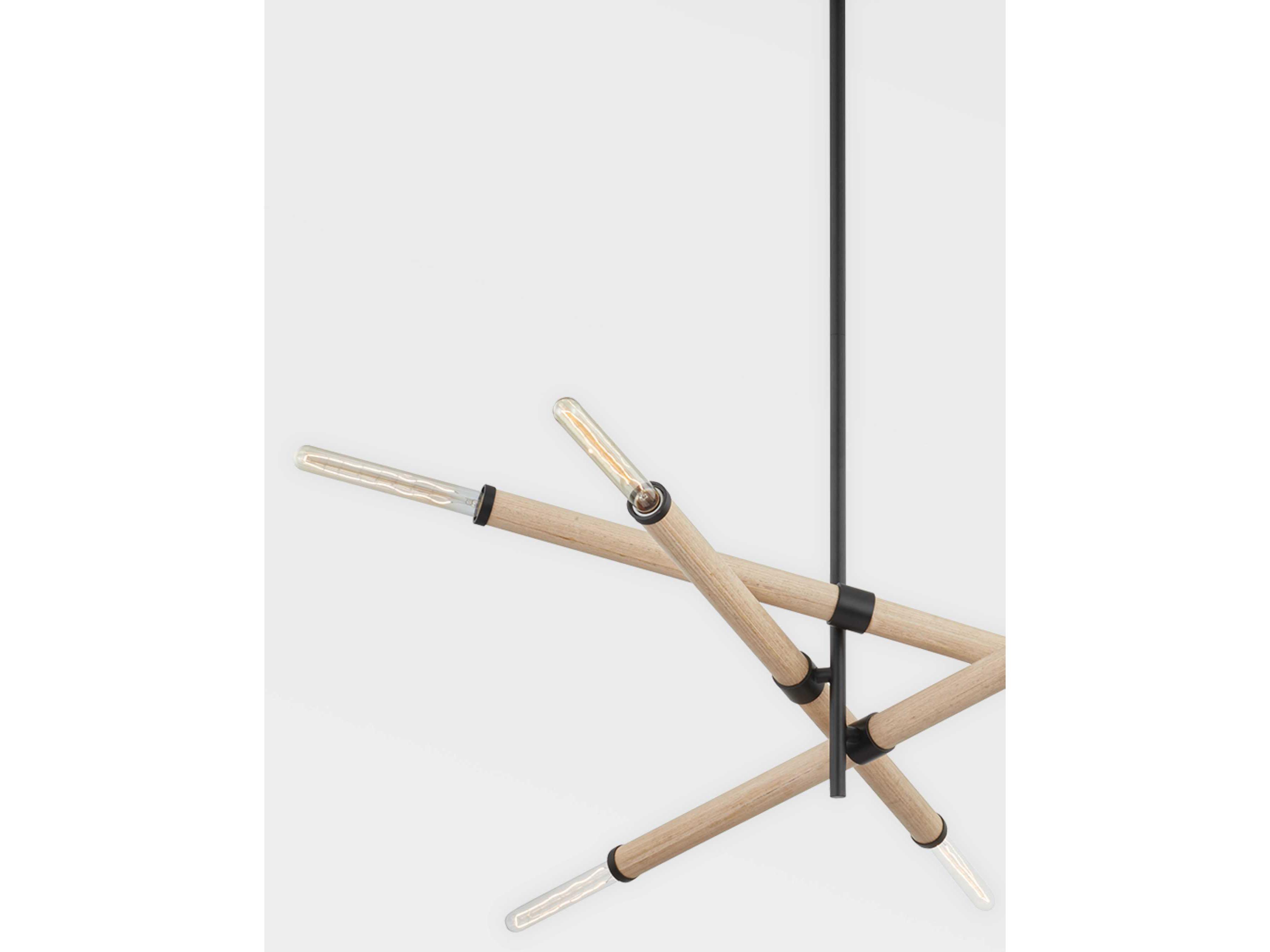 Troy Lighting Cruiz 6-Light Soft Black Sputnik Pendant