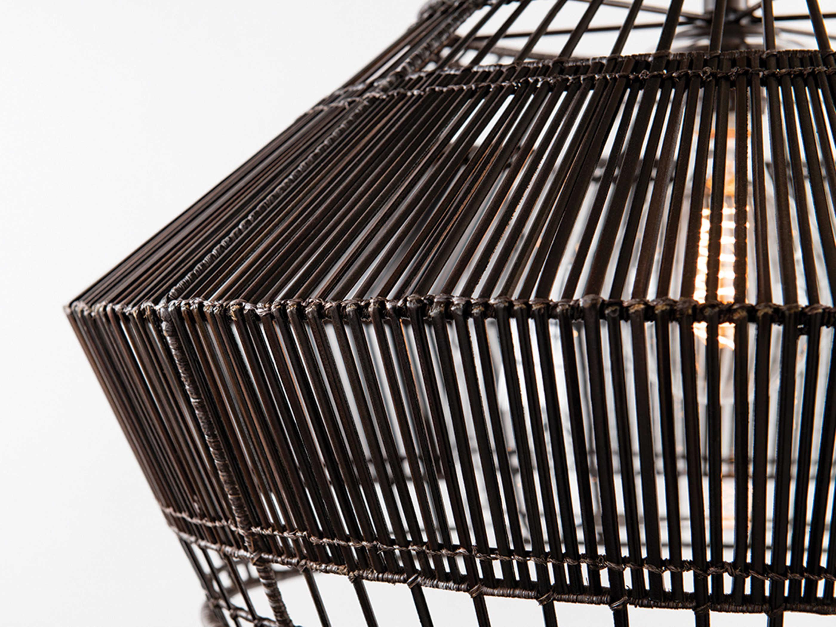 Troy Lighting Hunters Point 1-Light Dark Espresso Black Glass Dome Pendant