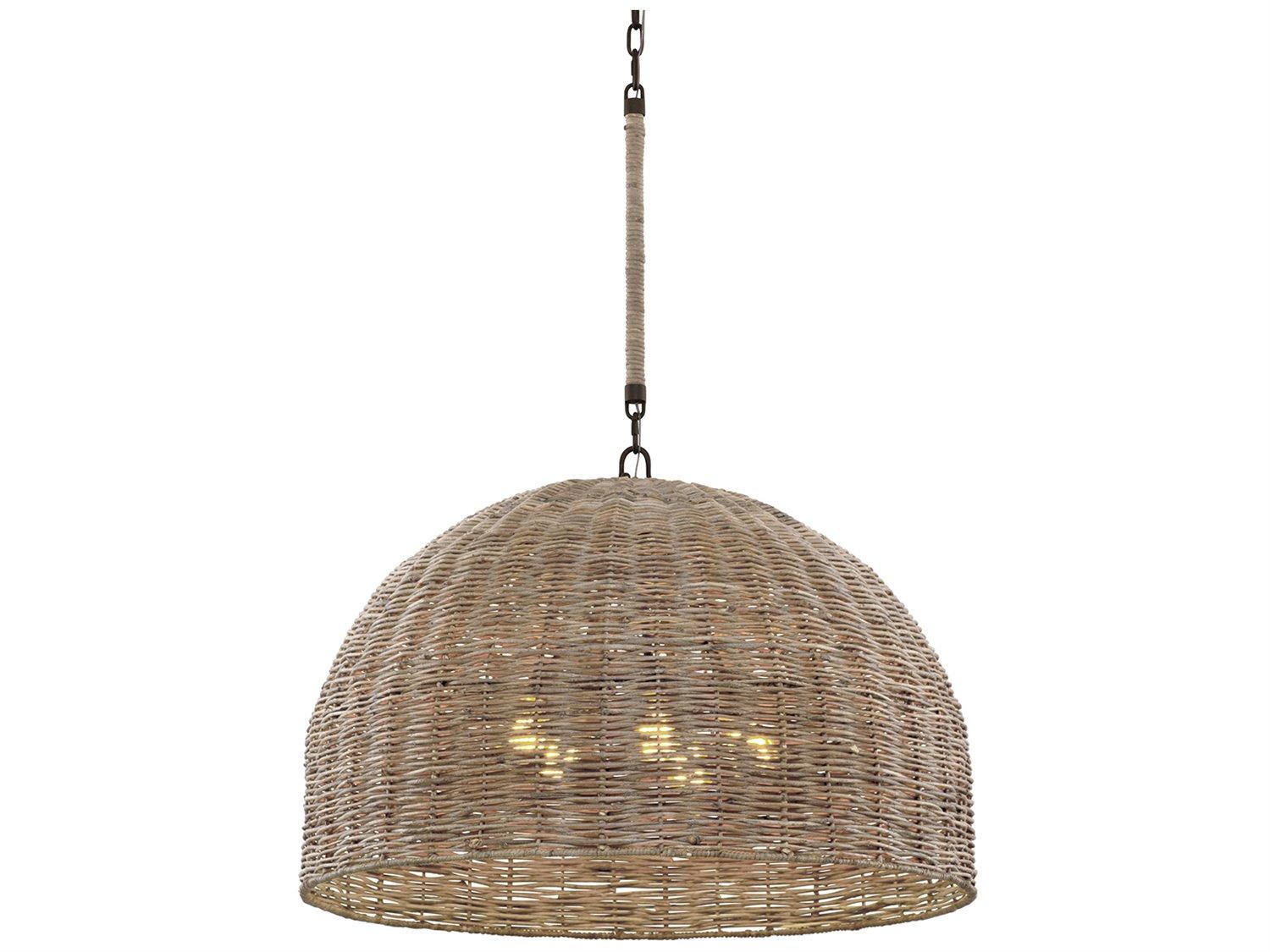 Troy Lighting Huxley 5-Light Tidepool Bronze LED Bowl Pendant