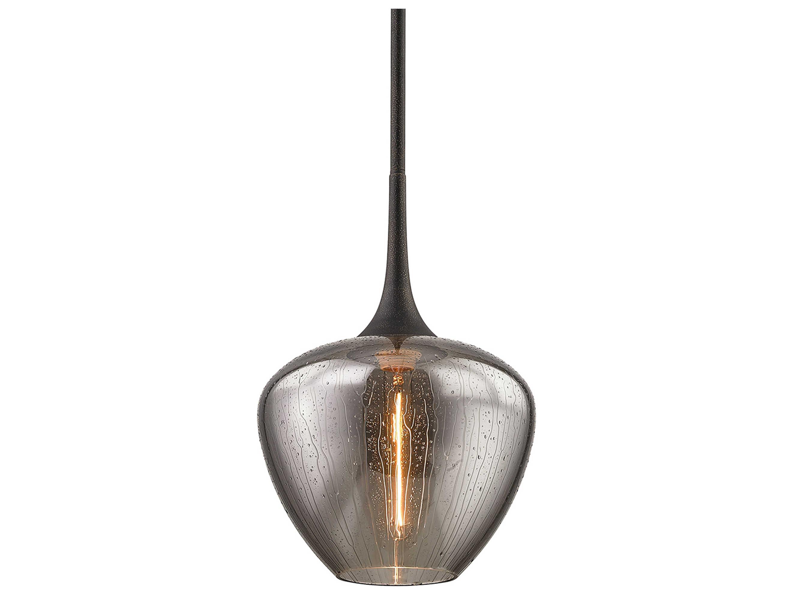Troy Lighting West End 1-Light Vintage Bronze Glass Pendant