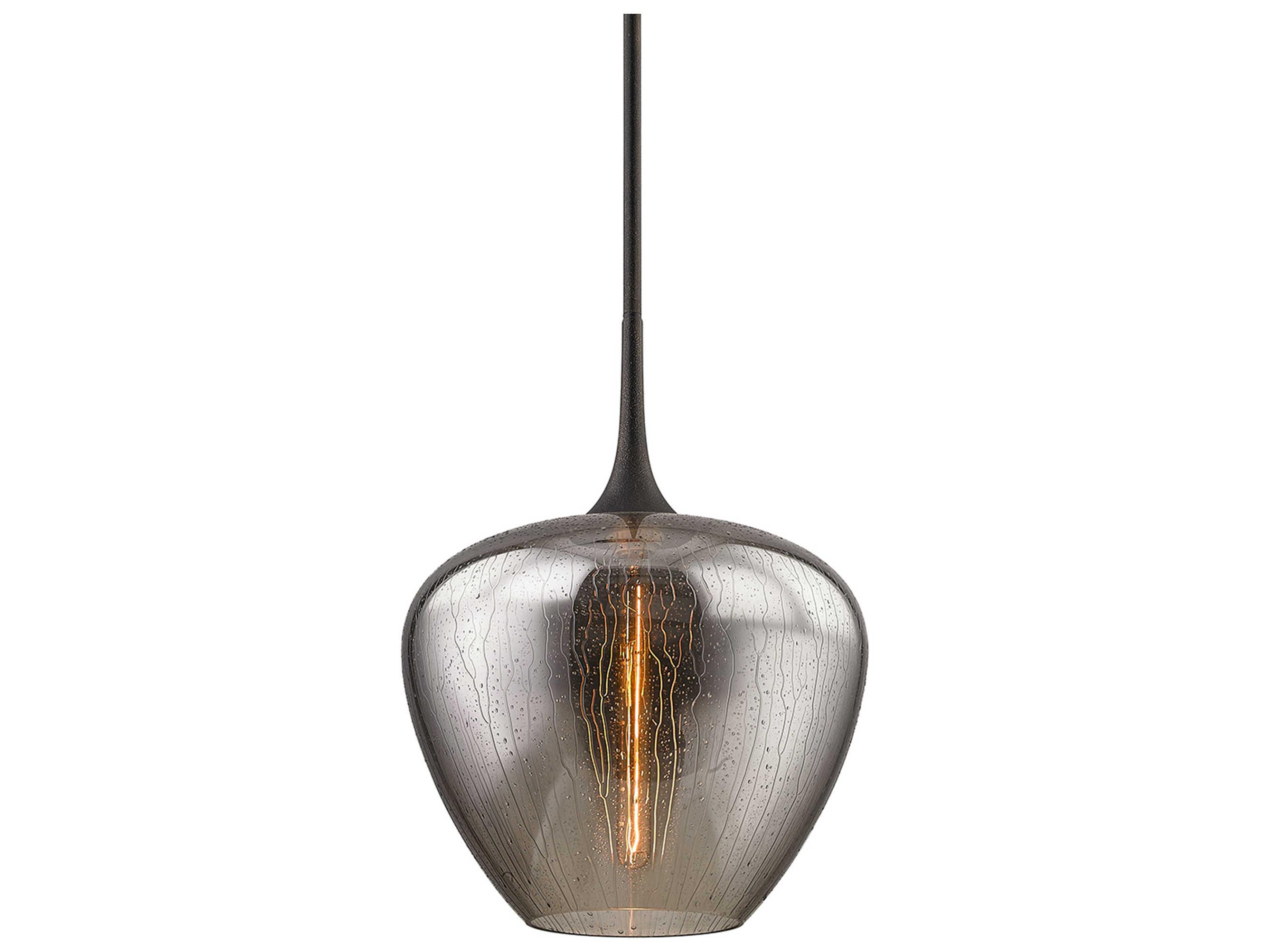 Troy Lighting West End 1-Light Vintage Bronze Glass Pendant
