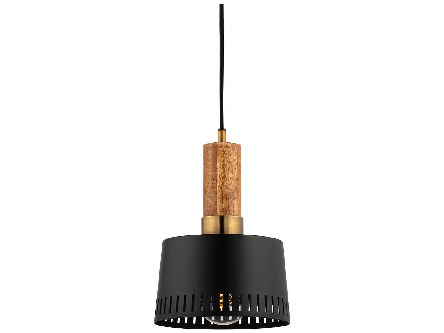 Troy Lighting Memphis 1-Light Patina Brass Mini Pendant