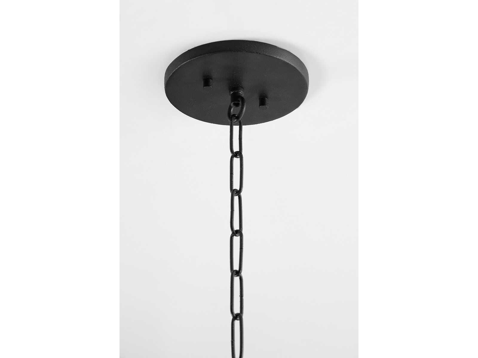 Troy Lighting Ramon 4-Light Textured Black Pendant