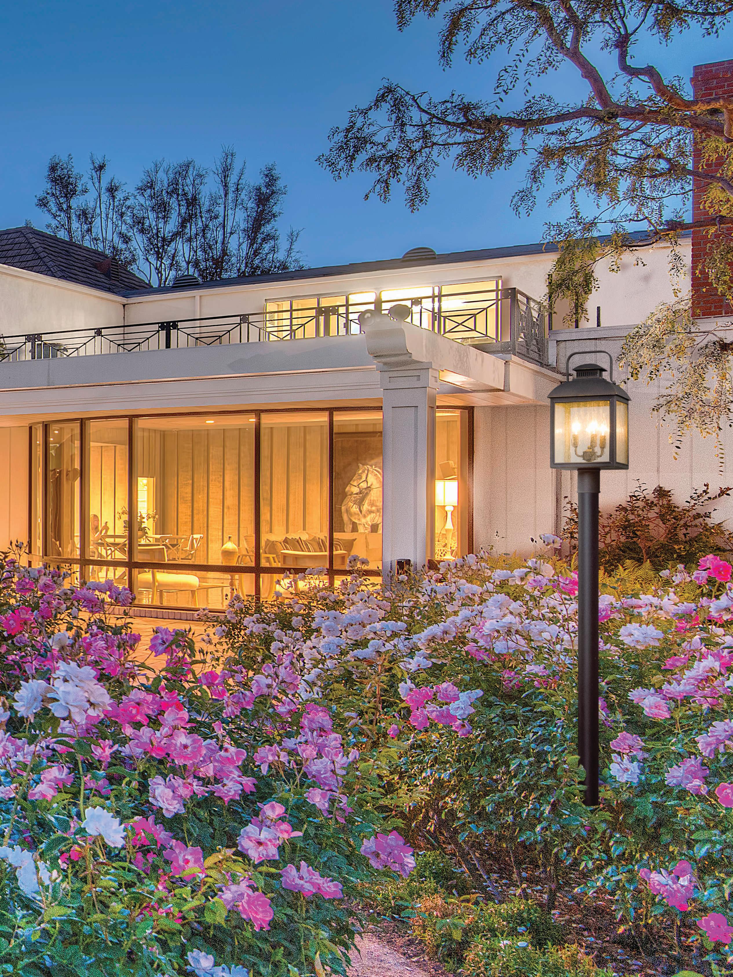 Troy Lighting Chamberlain 3 - Light Outdoor Post Light