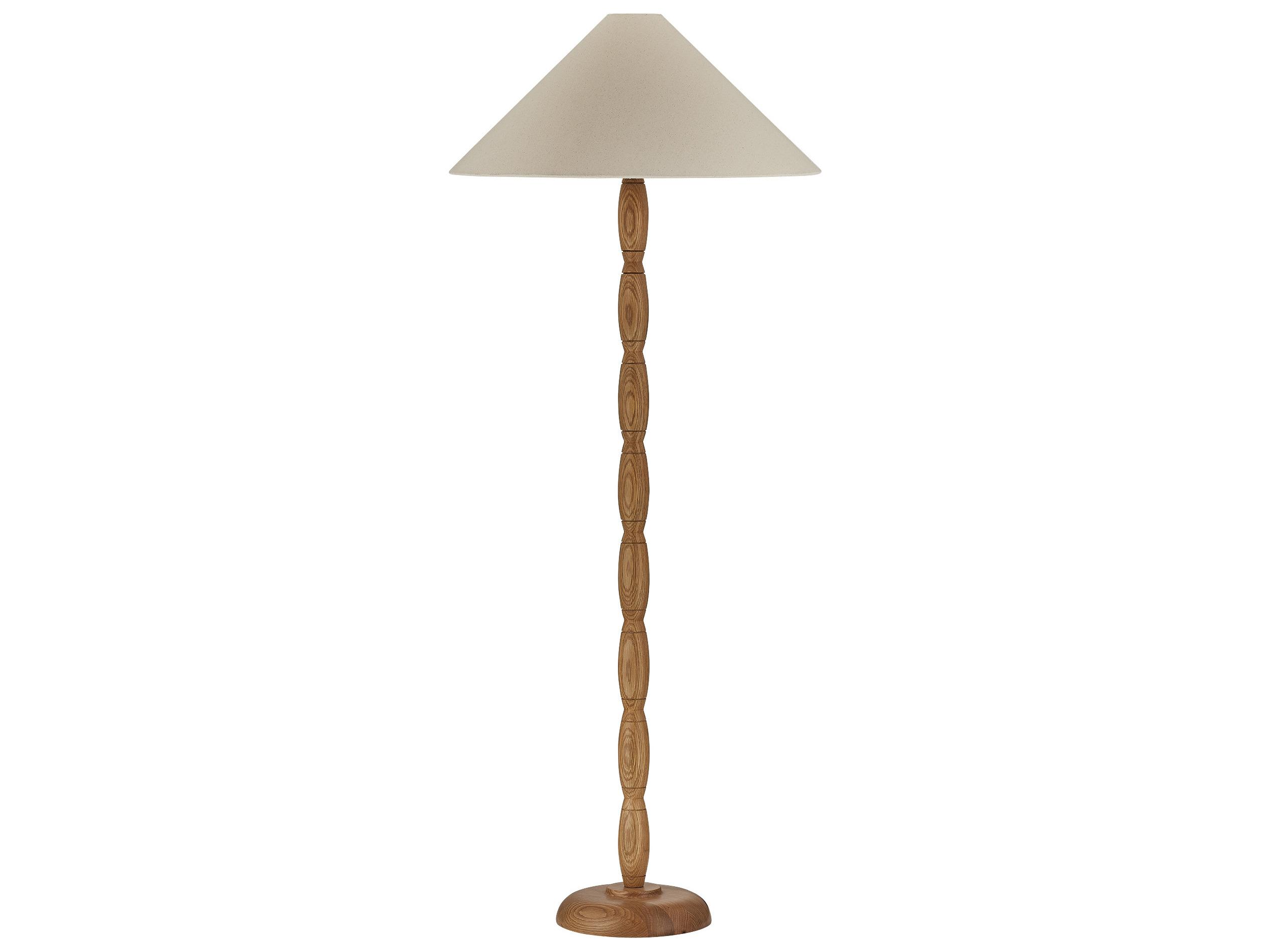 Troy Lighting Parrish Patina Brass Brown Floor Lamp