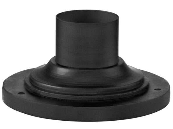 Troy Lighting Texture Black Round Pier Mount