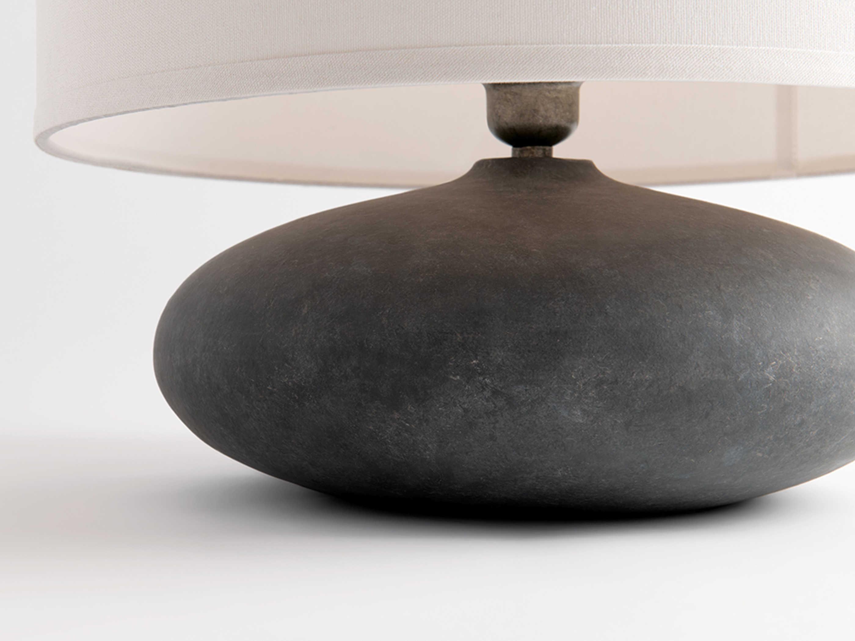 Troy Lighting Zen Alabastrino Gray Table Lamp