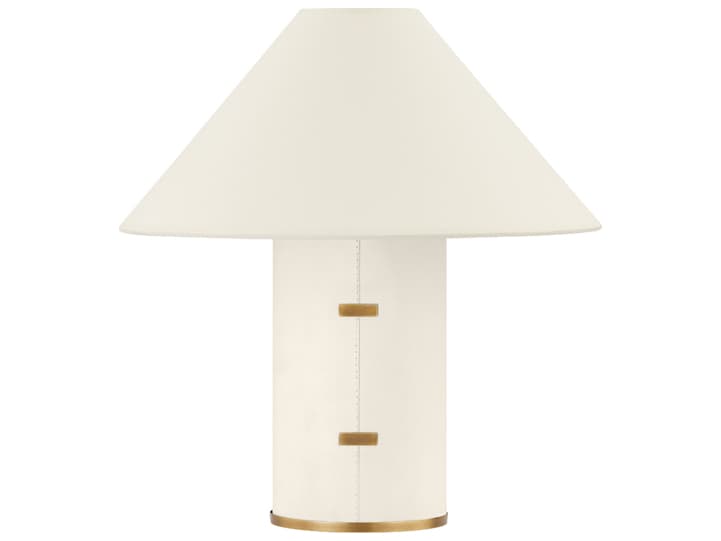 Troy Lighting Bond Patina Brass Paper White Table Lamp