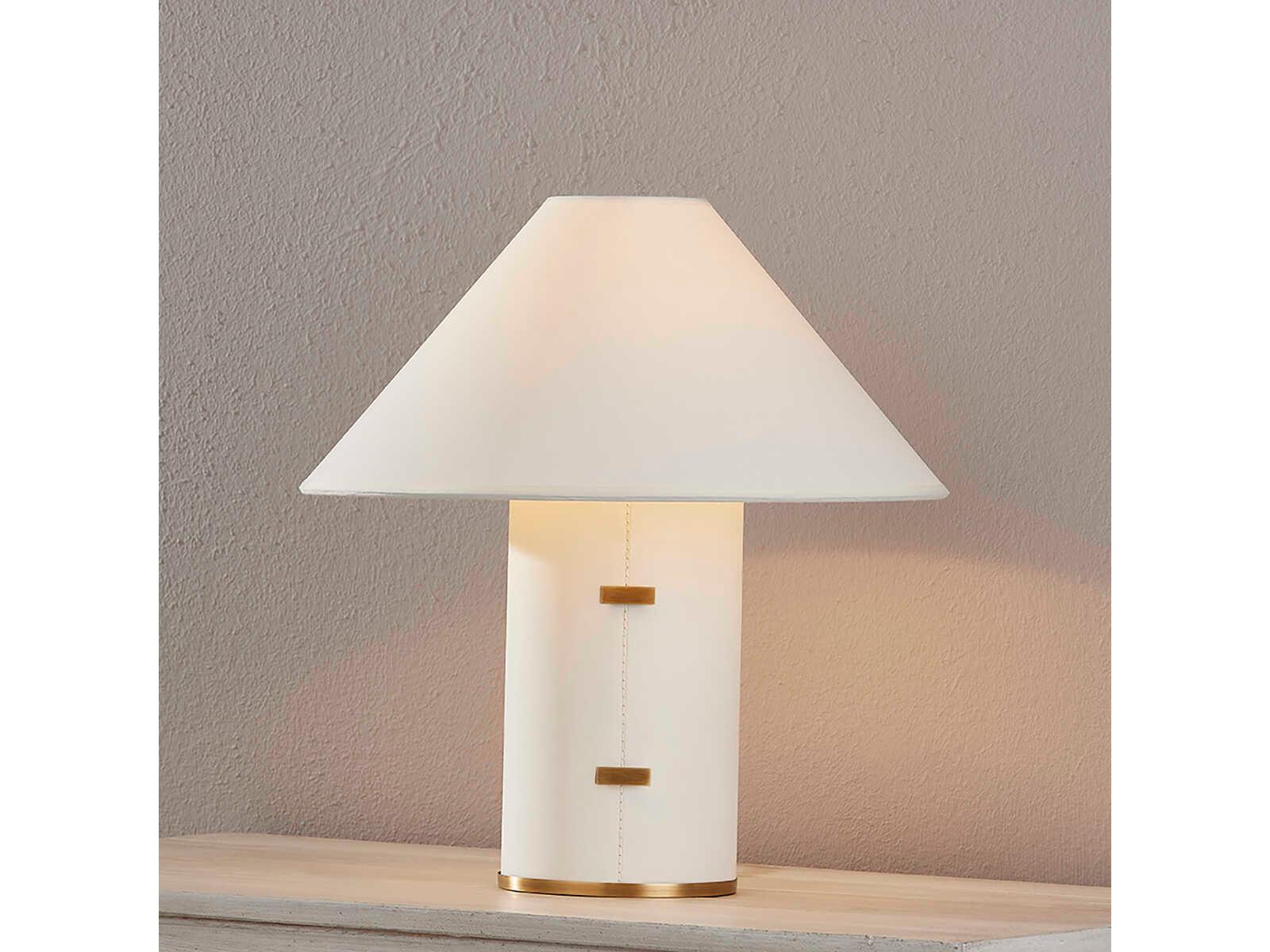 Troy Lighting Bond Patina Brass Paper White Table Lamp