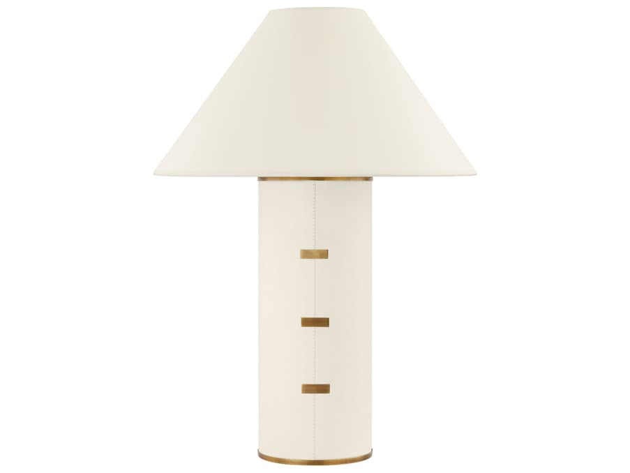 Troy Lighting Bond Patina Brass Paper White Buffet Lamp