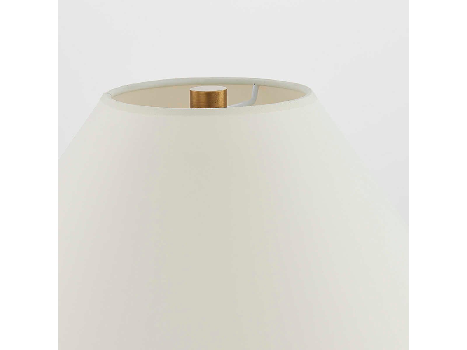 Troy Lighting Bond Patina Brass Paper White Buffet Lamp
