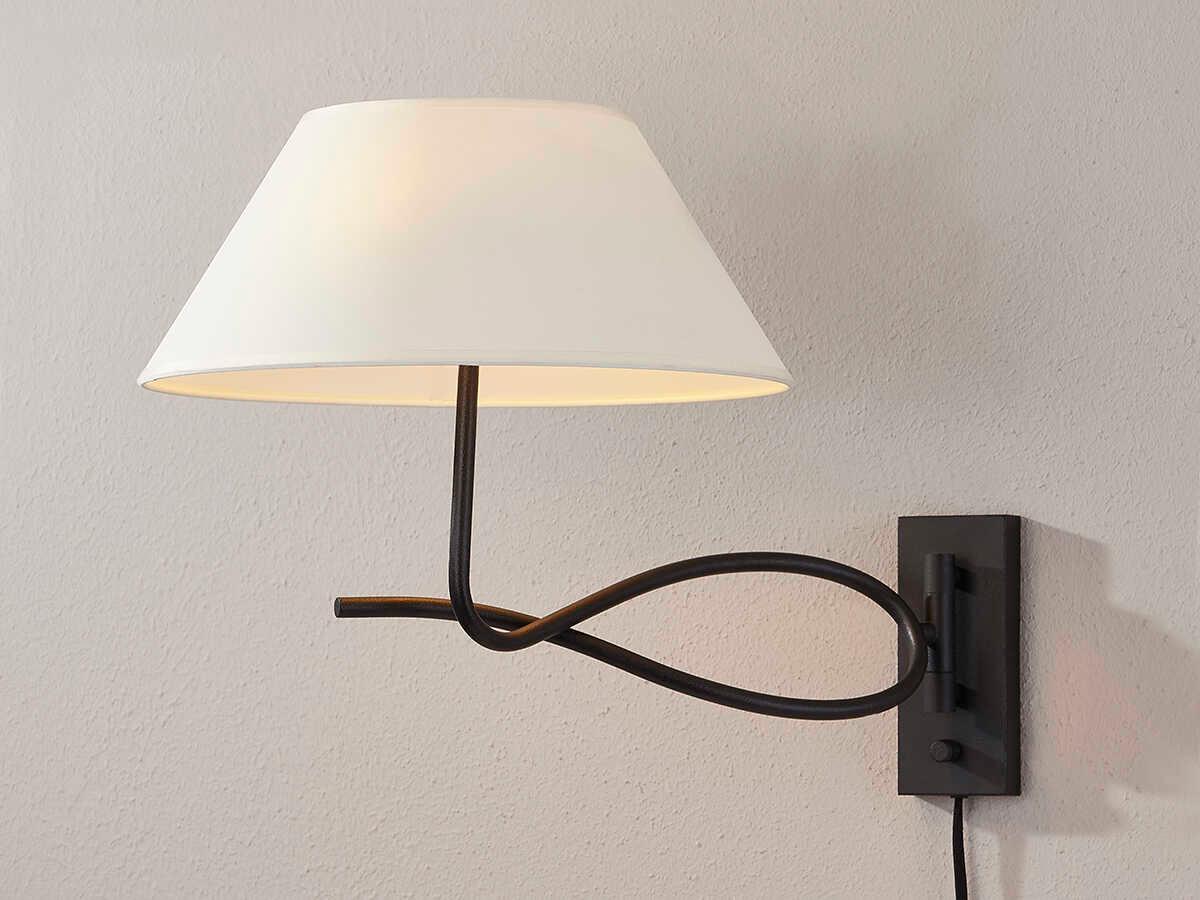 Troy Lighting Alameda 2-Light Forged Iron Black Swing Wall Sconce