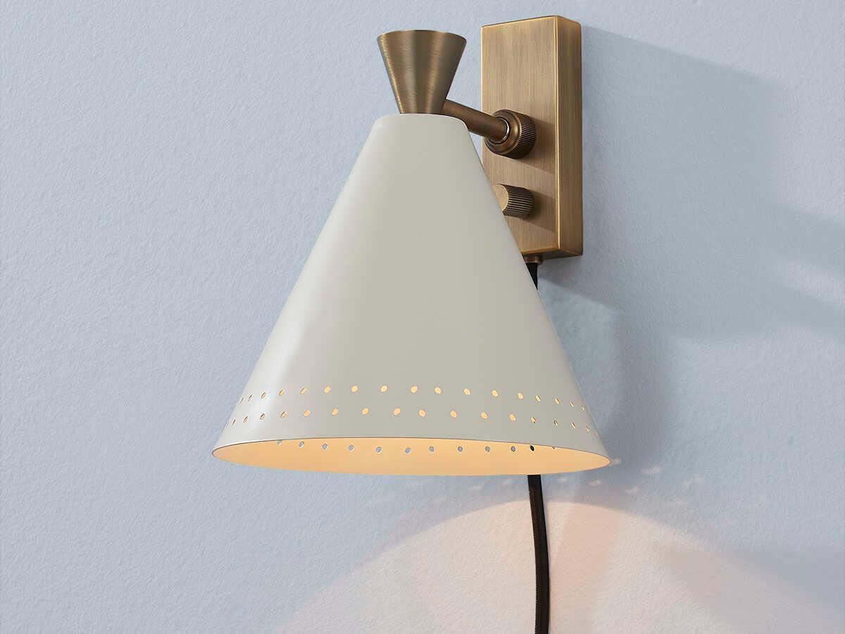 Troy Lighting Arvin 1-Light Patina Brass Wall Sconce