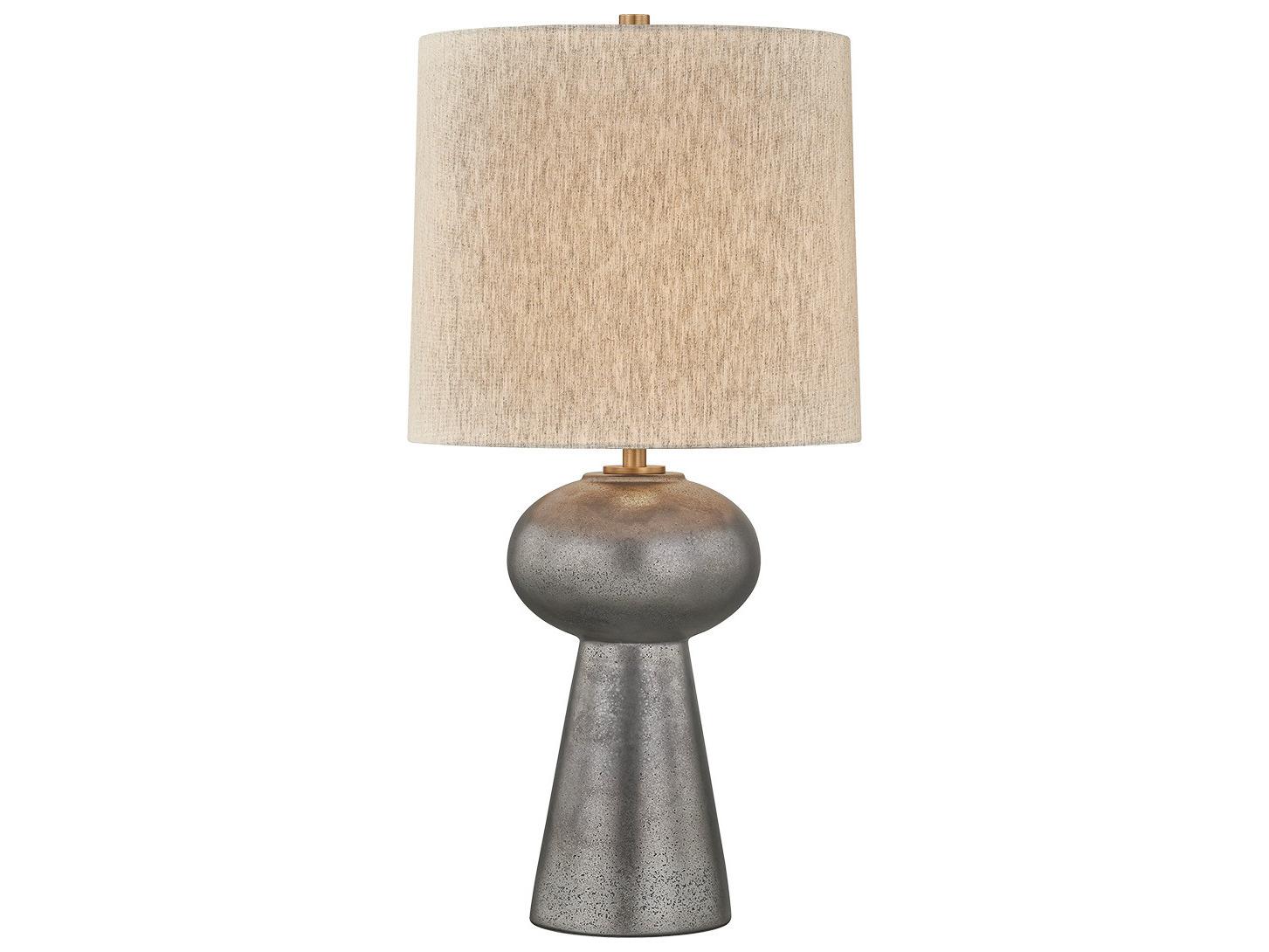 Troy Lighting McAlpine Patina Brass Ceramic Ancient Bronze Buffet Lamp