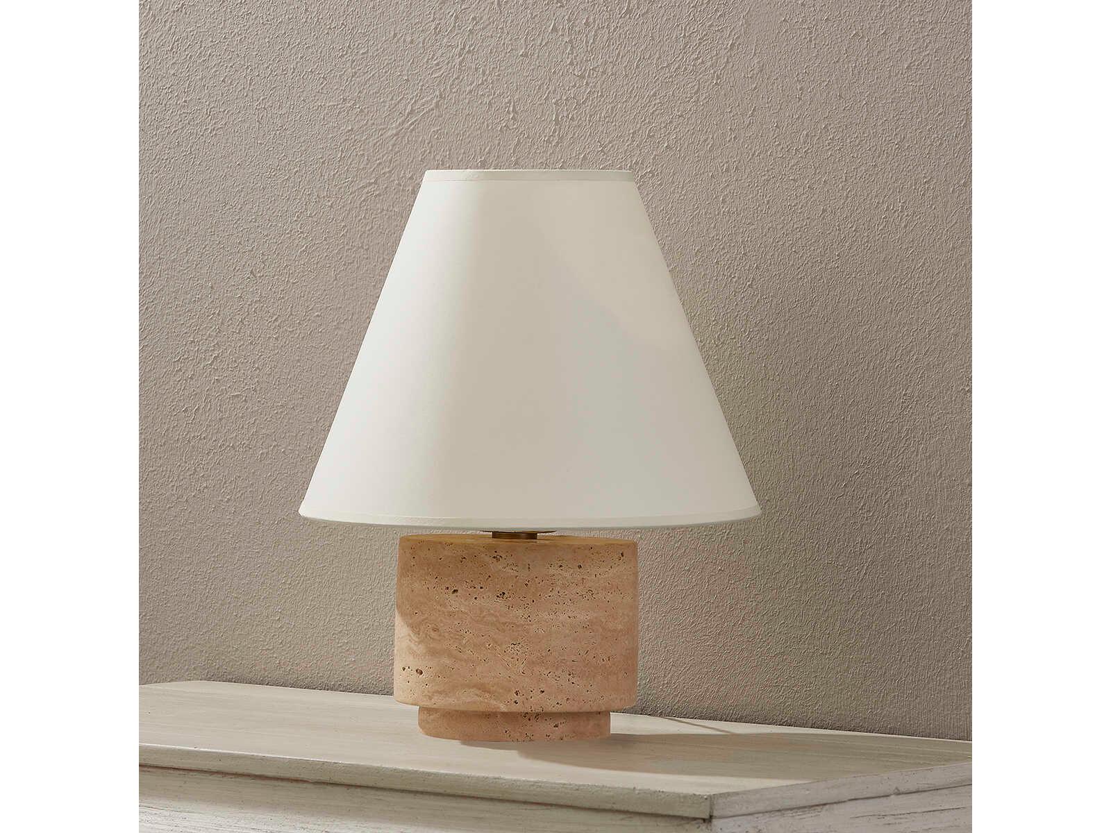 Troy Lighting Bronte Patina Brass Brown Table Lamp