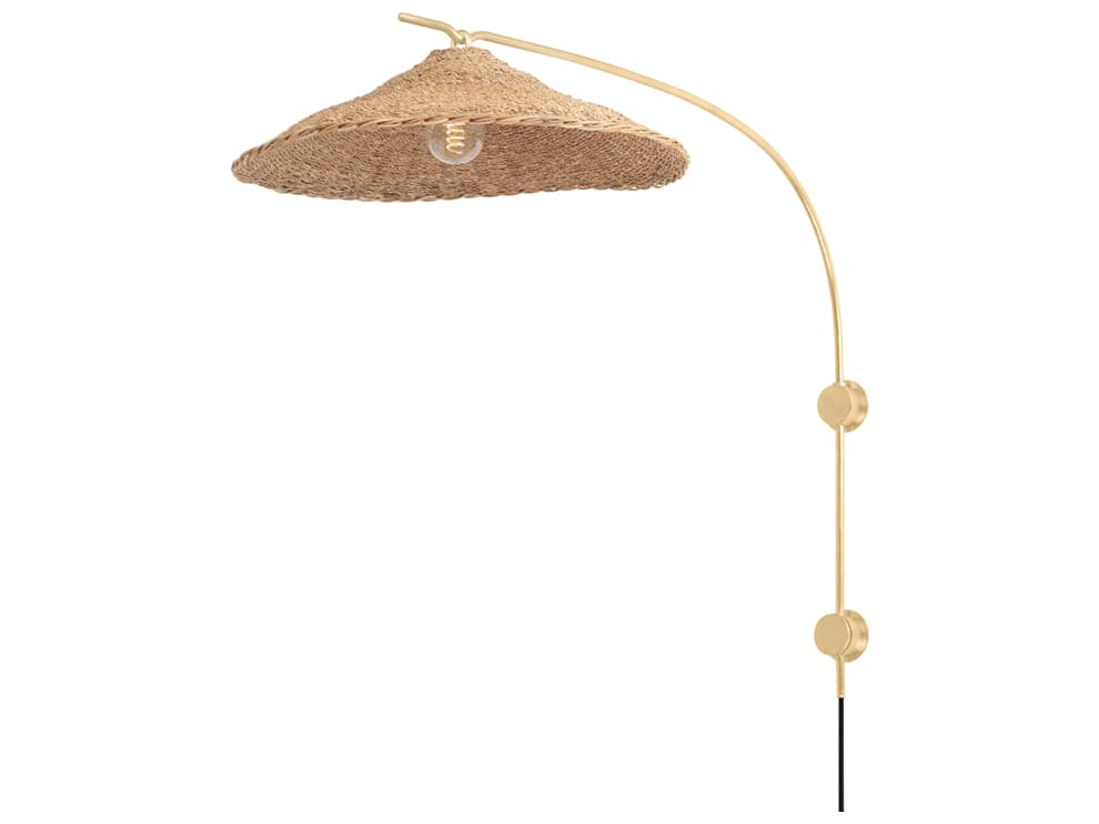 Troy Lighting Valier 1-Light Vintage Gold Leaf Wall Sconce