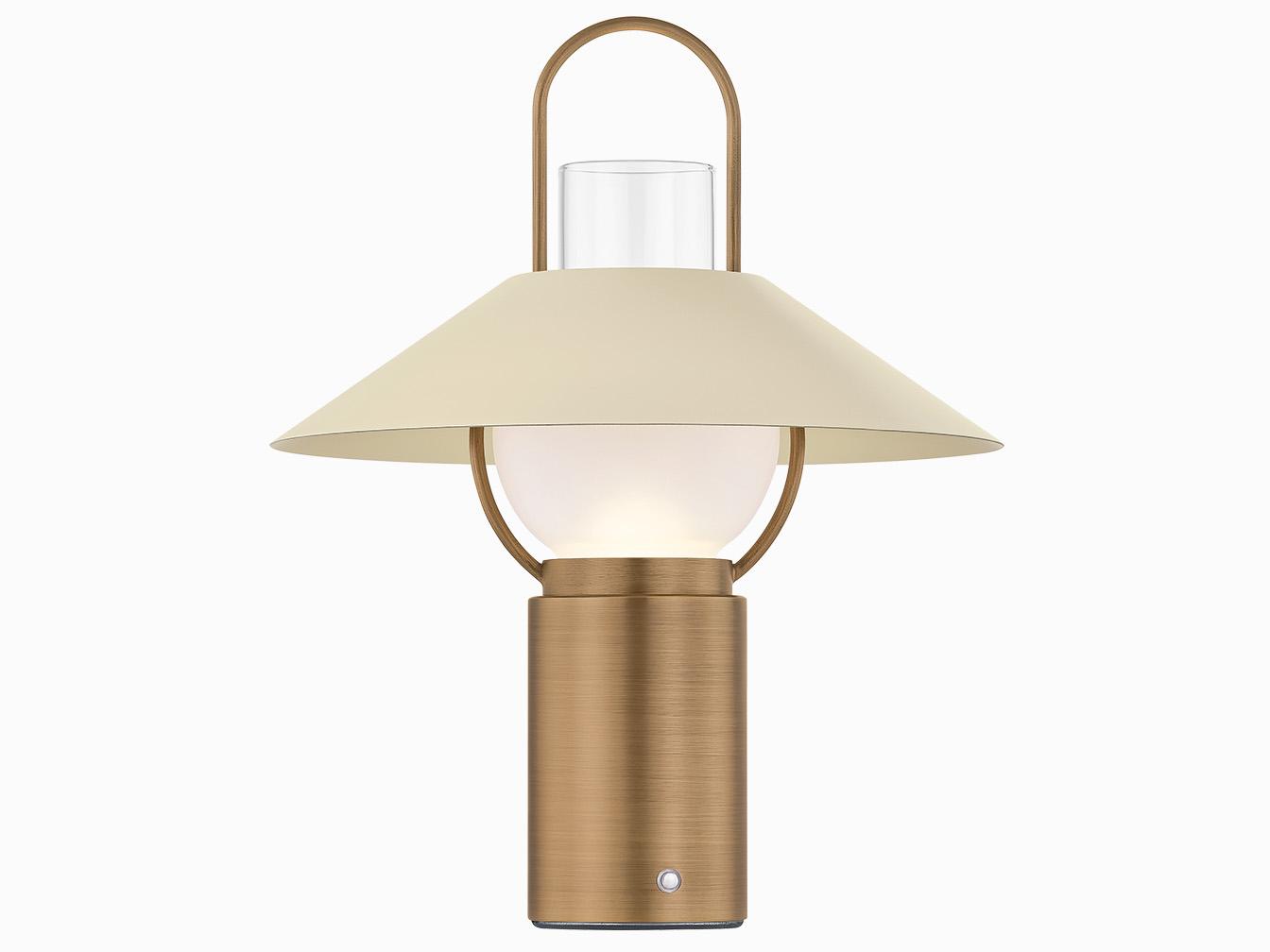 Troy Lighting Kindle Patina Brass Soft Sand Table Lamp