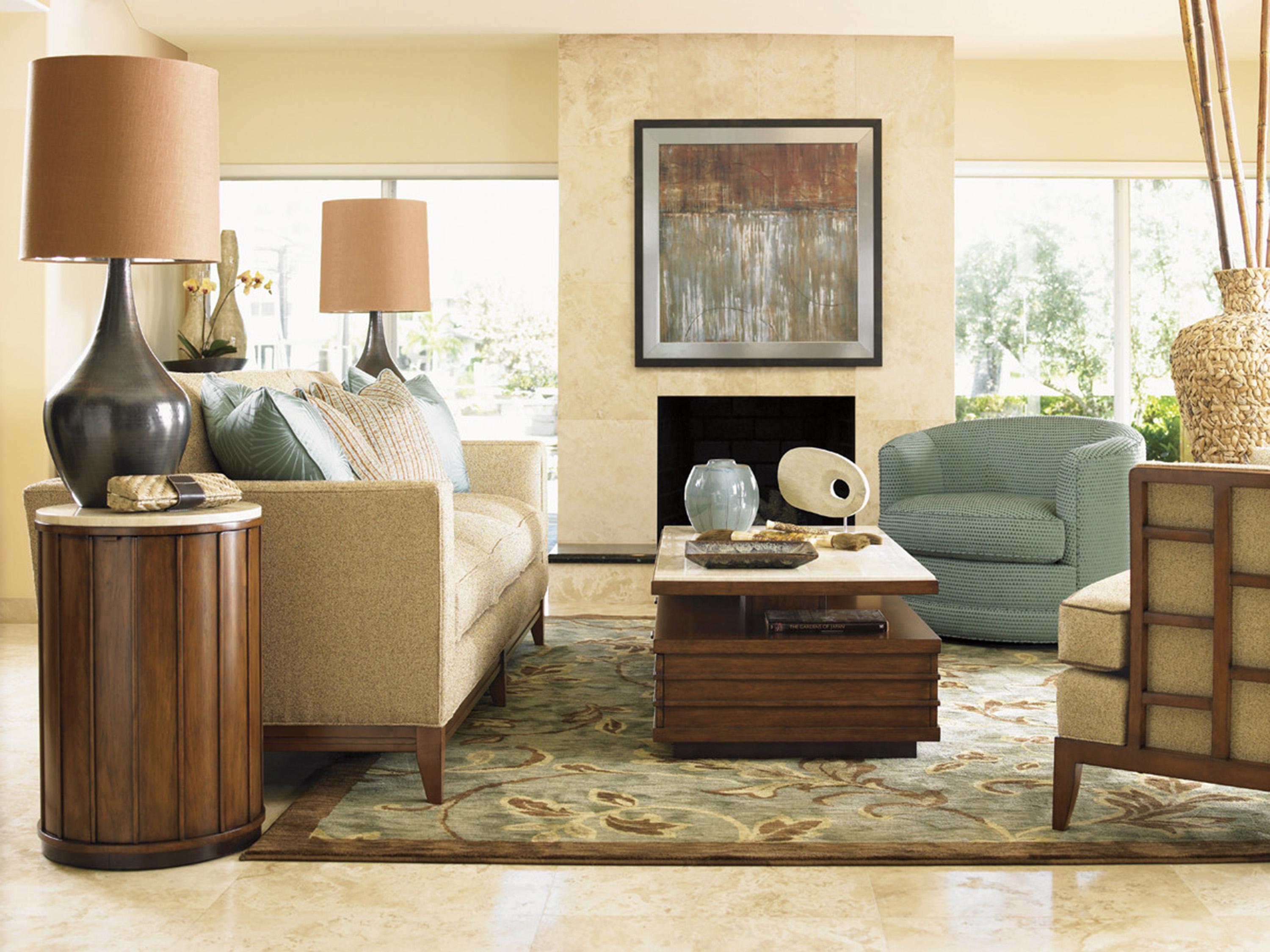 Tommy Bahama Ocean Club Fiji Drum Table