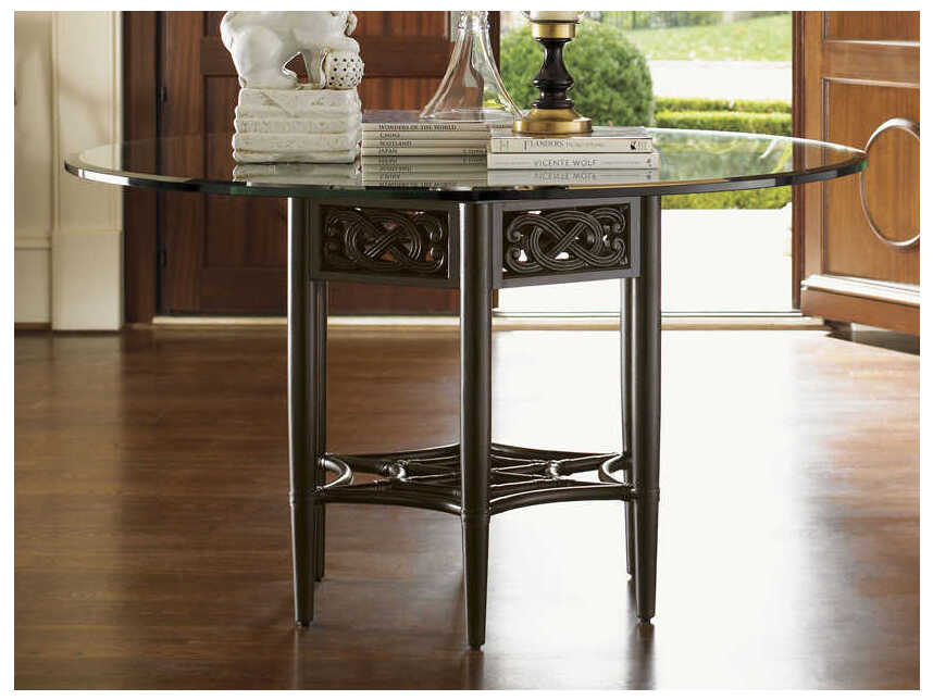Tommy Bahama Royal Kahala Sugar and Lace Round Dining Table