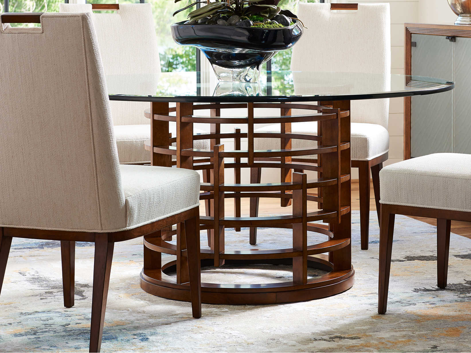 Tommy Bahama Island Fusion Meridien Round Dining Table