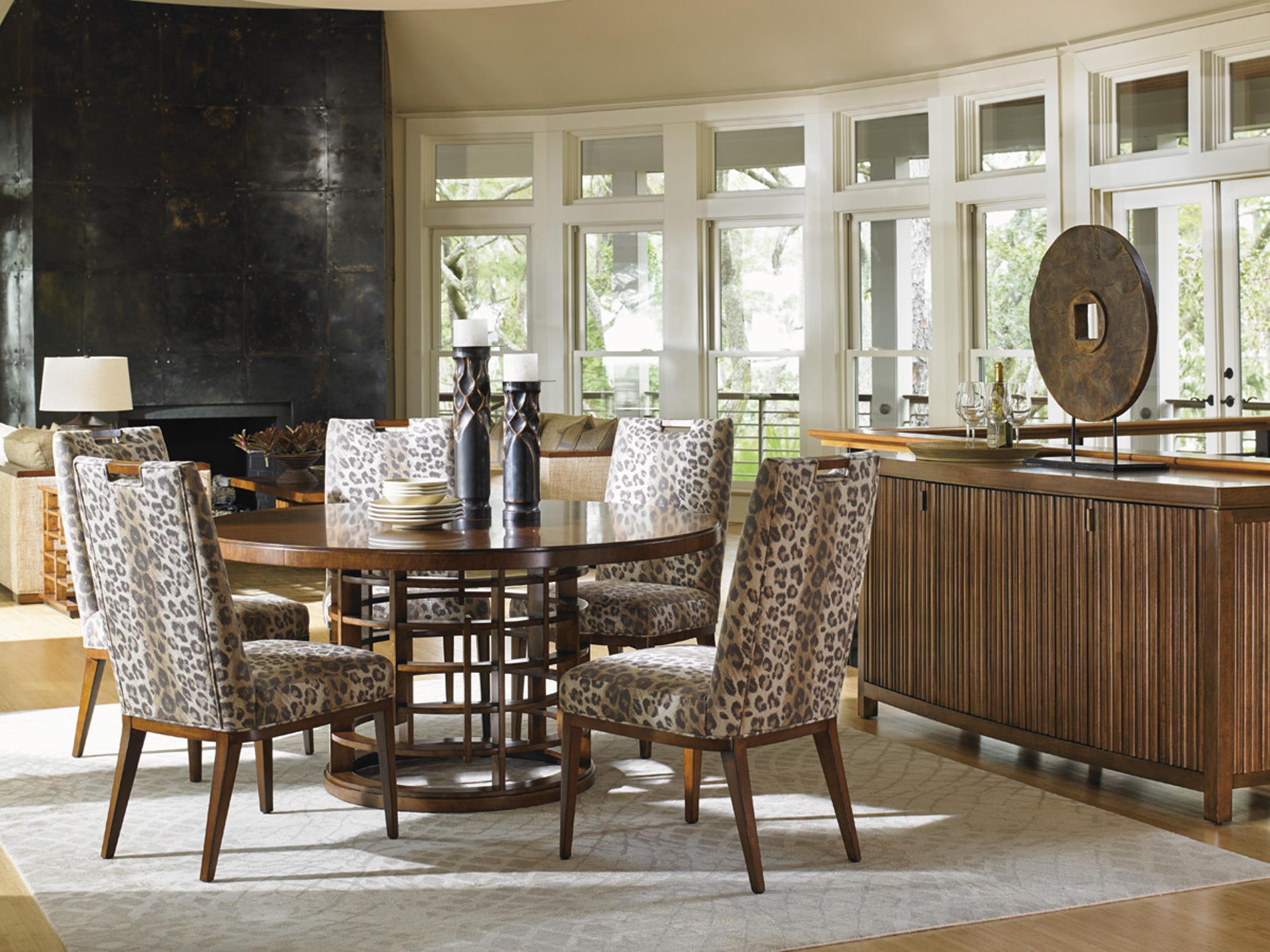 Tommy Bahama Island Fusion Meridien Round Dining Table
