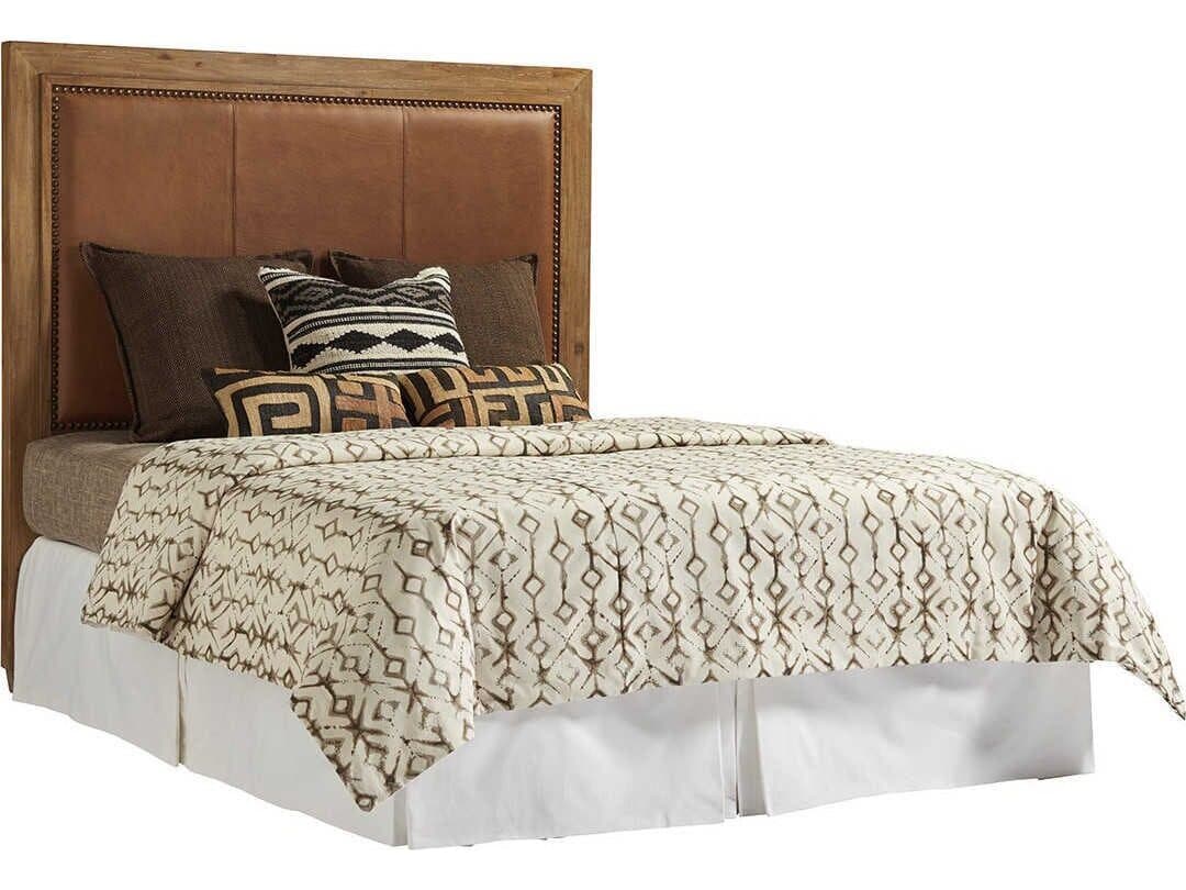 Tommy Bahama Los Altos Antilles Leather Queen Panel Bed