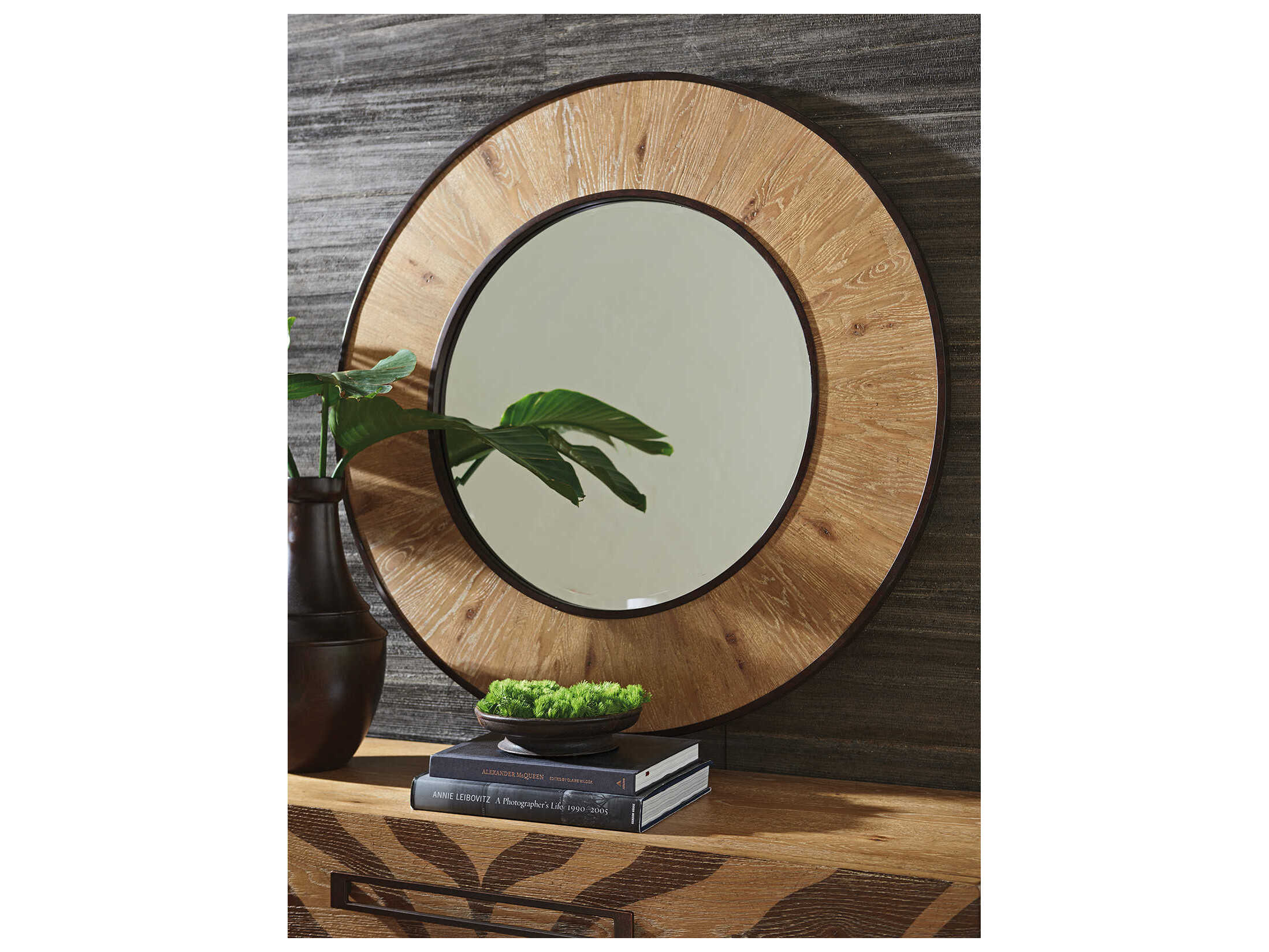 Tommy Bahama Los Altos Carins Round Wall Mirror