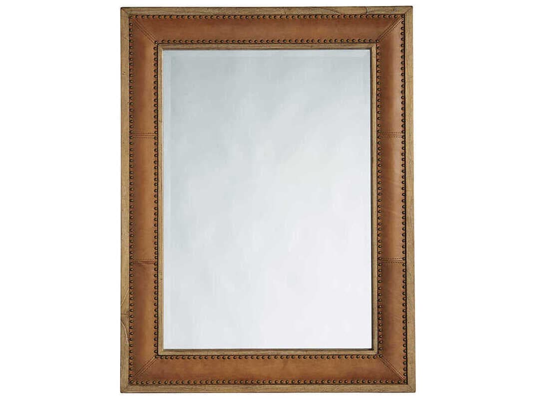 Tommy Bahama Los Altos Dominica Leather Rectangular Wall Mirror