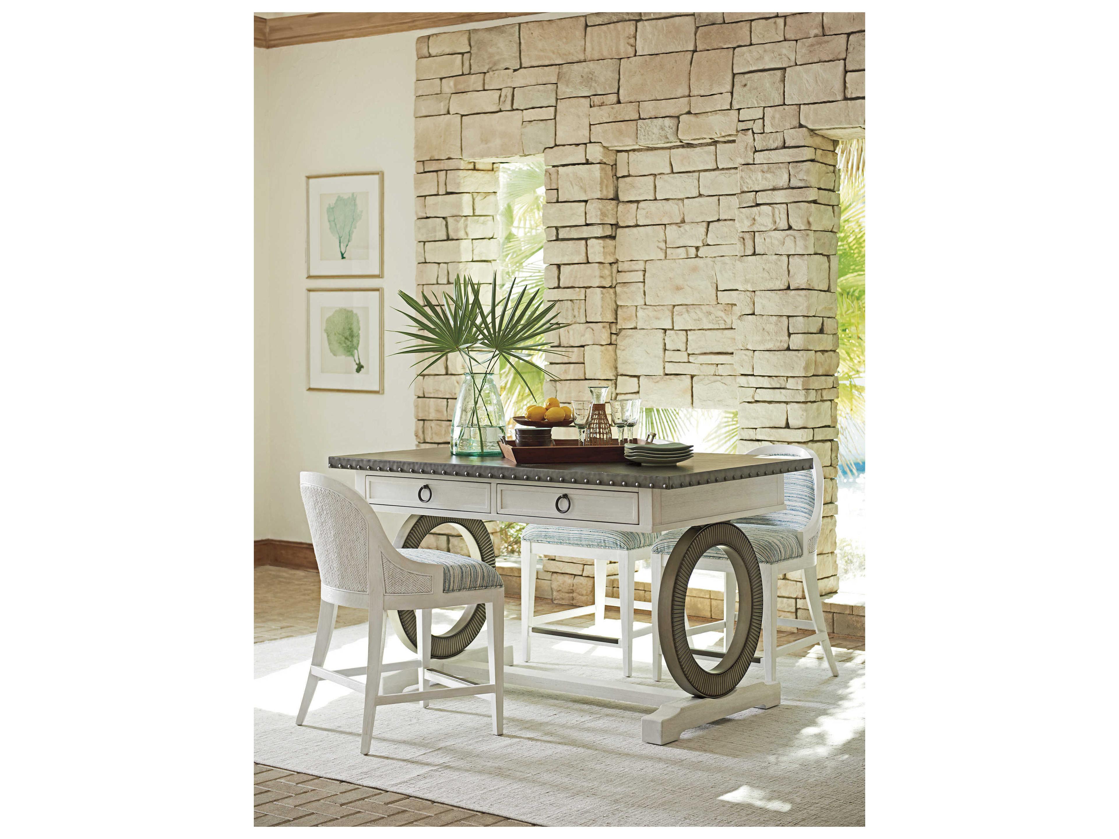 Tommy Bahama Ocean Breeze Sawgrass Rectangular Counter Table