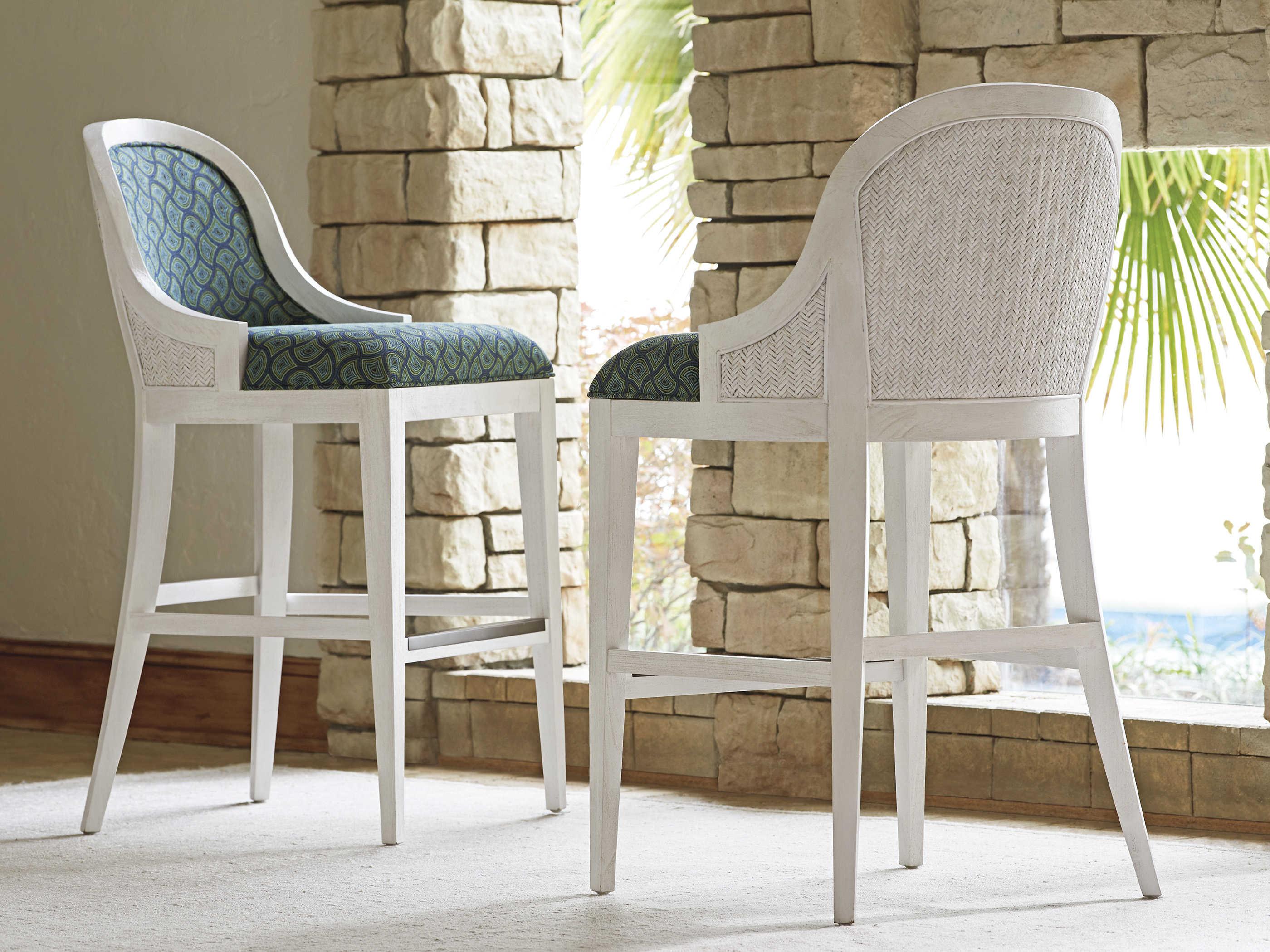 Tommy Bahama Ocean Breeze Fabric Bar Stool